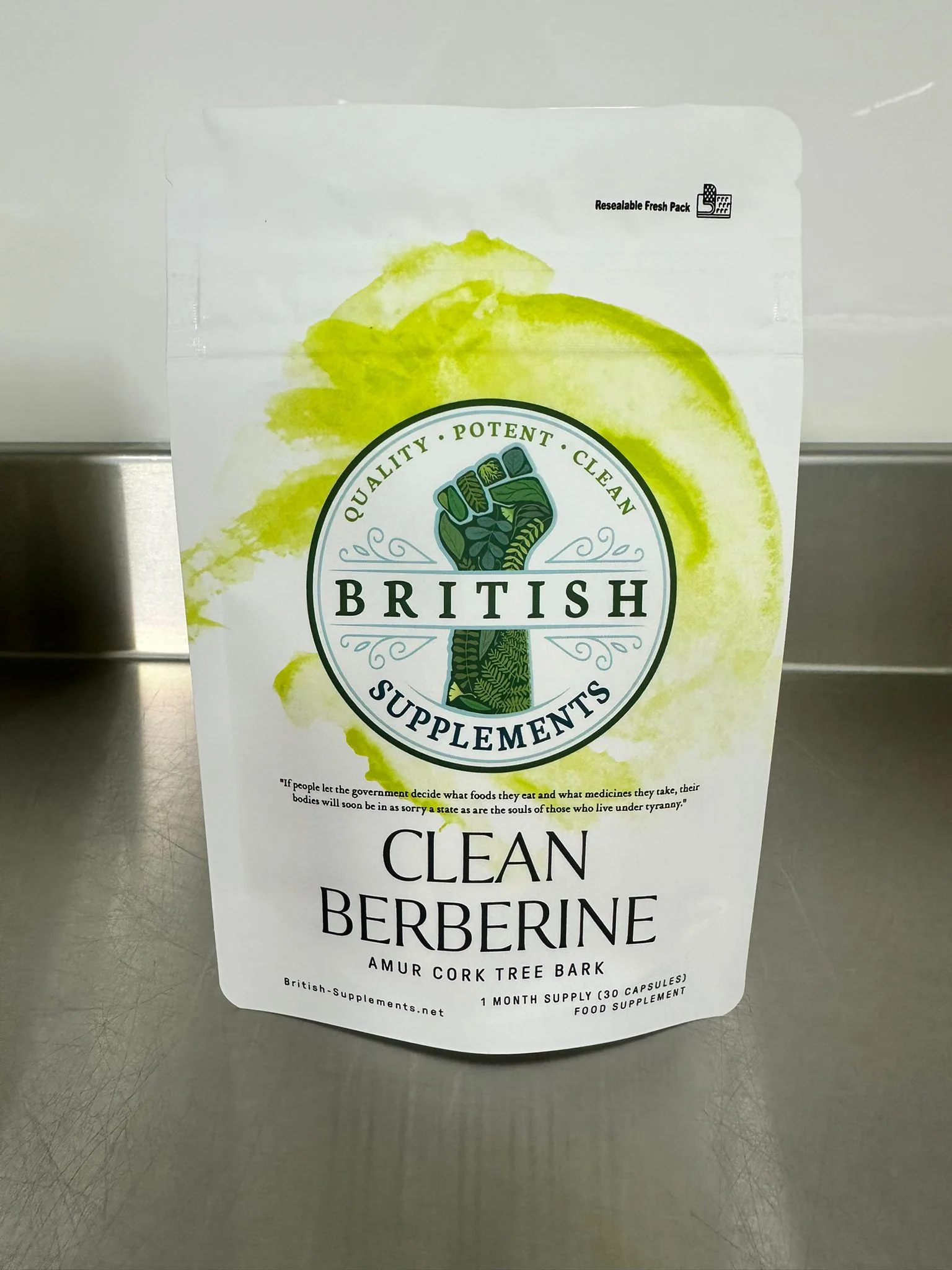 Clean Genuine Berberine 14,787mg + Uptake Blend