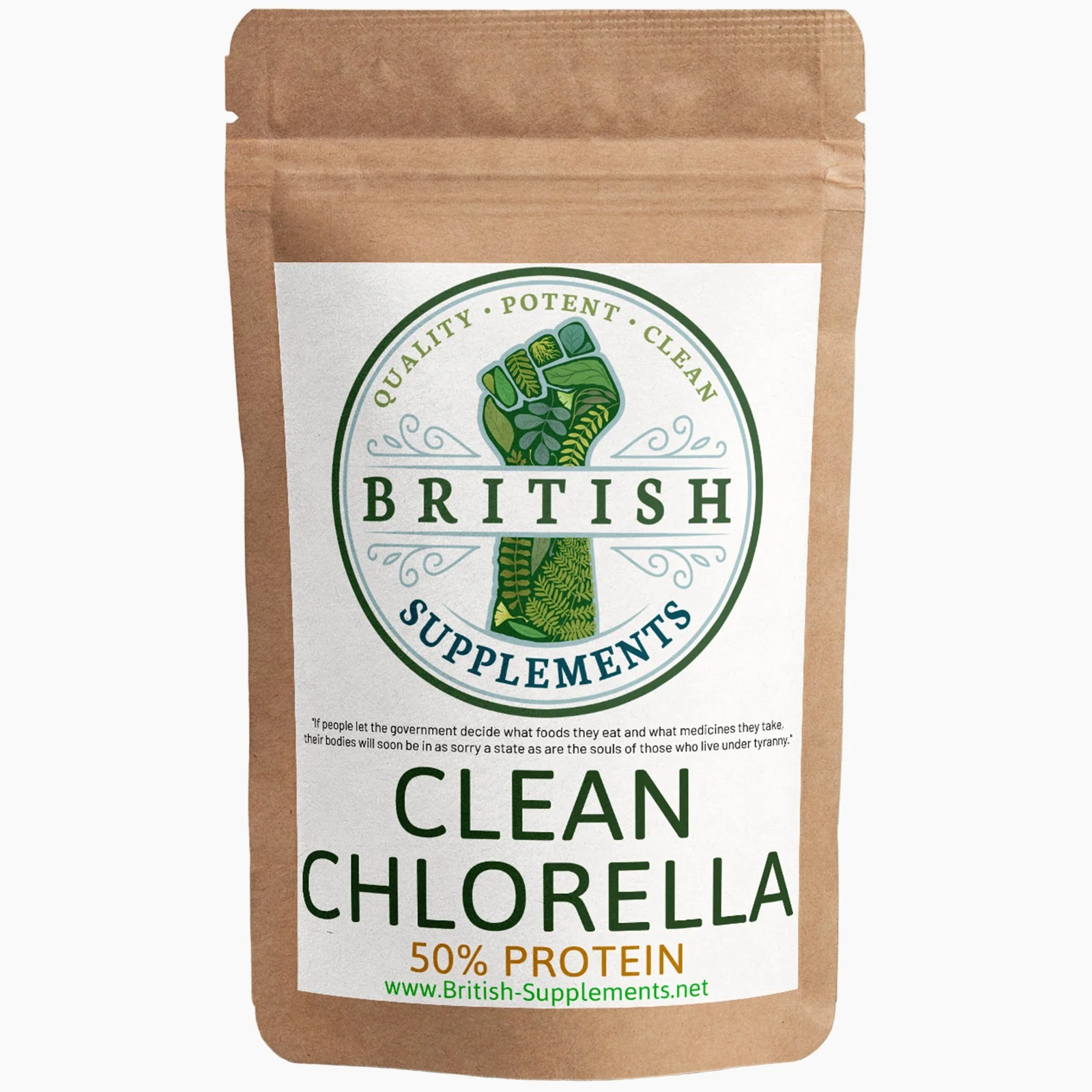 Clean Genuine Chlorella Caps 568mg (50% Protein) - Image 10