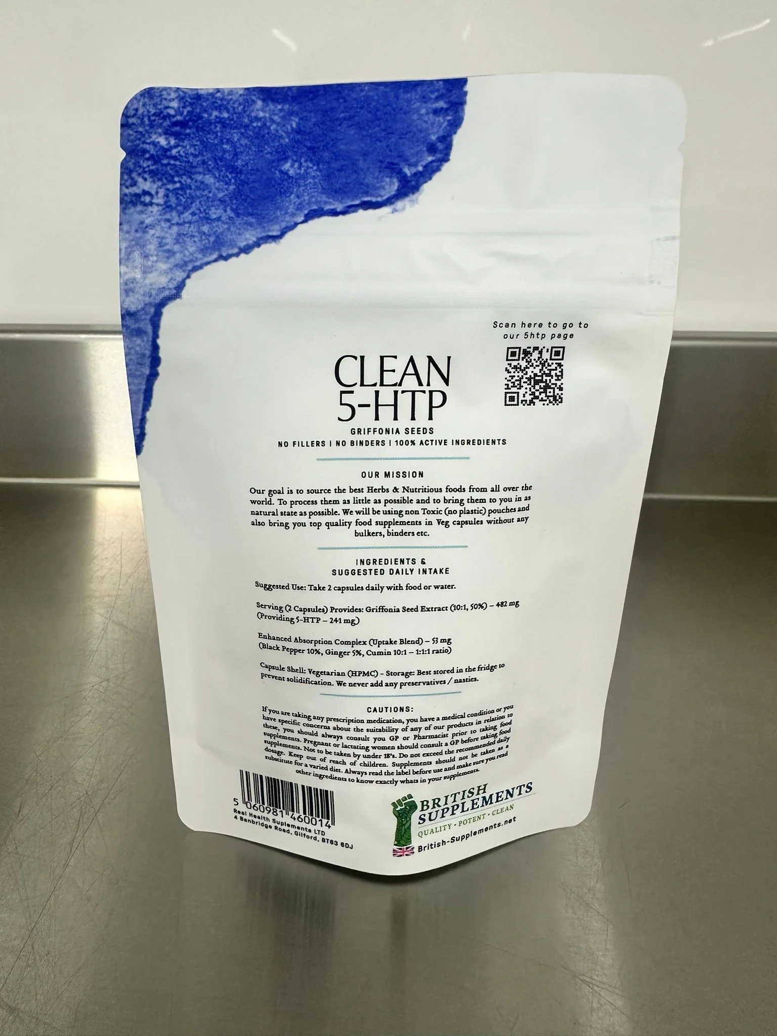 Clean Genuine 5-HTP 241.2mg + Uptake Blend - Image 4