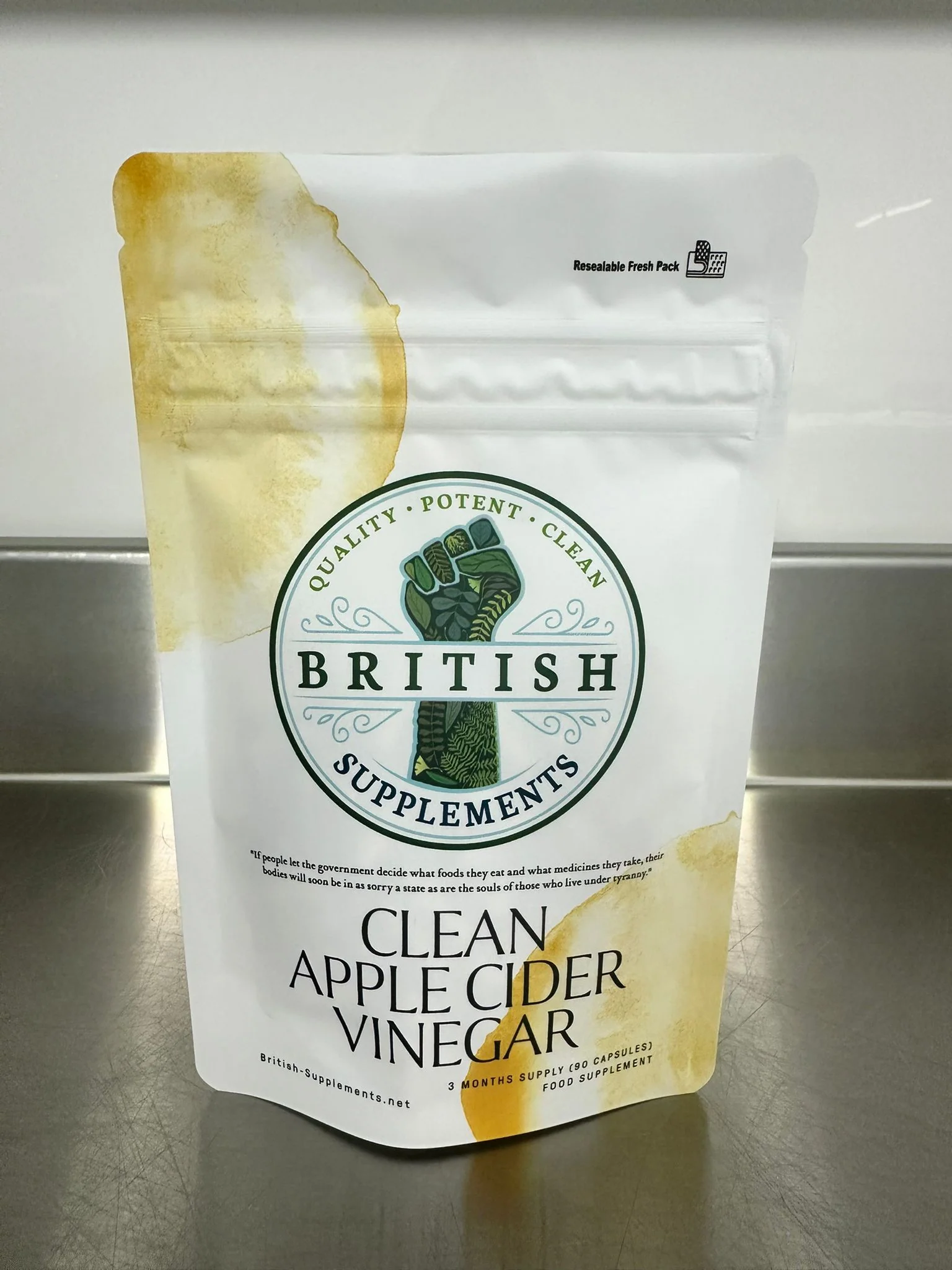Clean Apple Cider Vinegar (58mg acetic acid) - Image 3