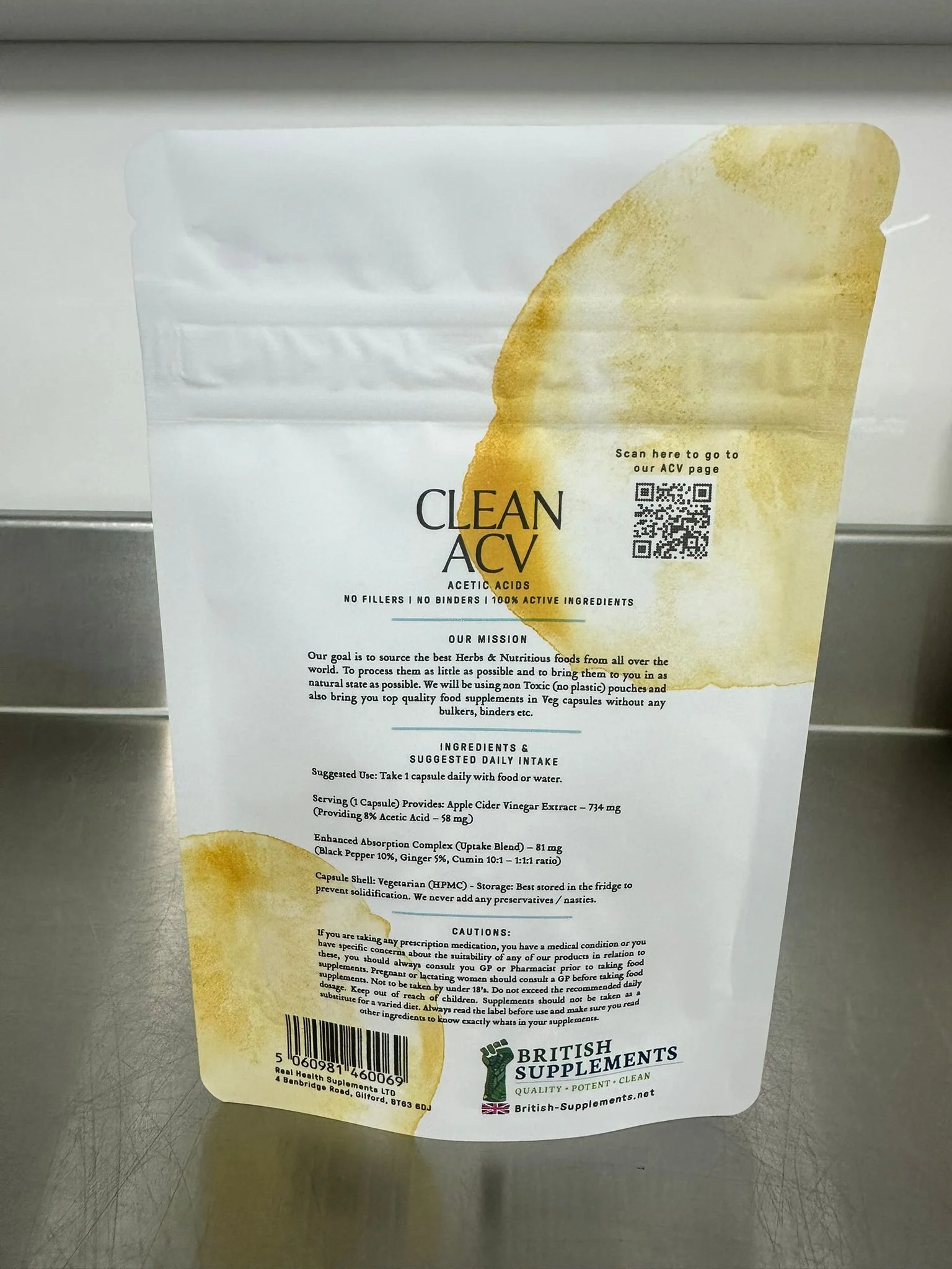 Clean Apple Cider Vinegar (58mg acetic acid) - Image 4