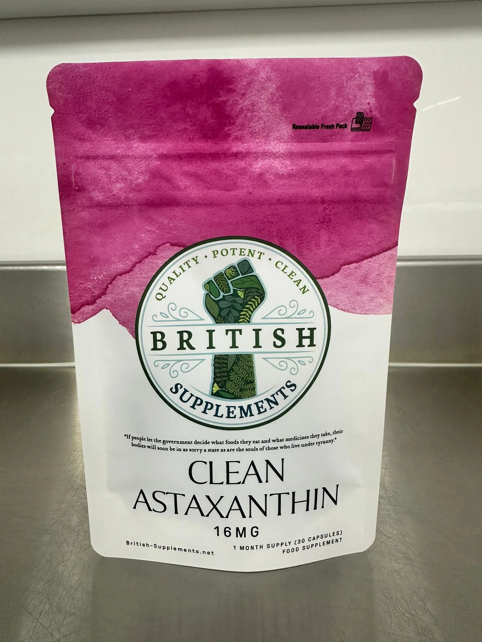 Clean Astaxanthin
