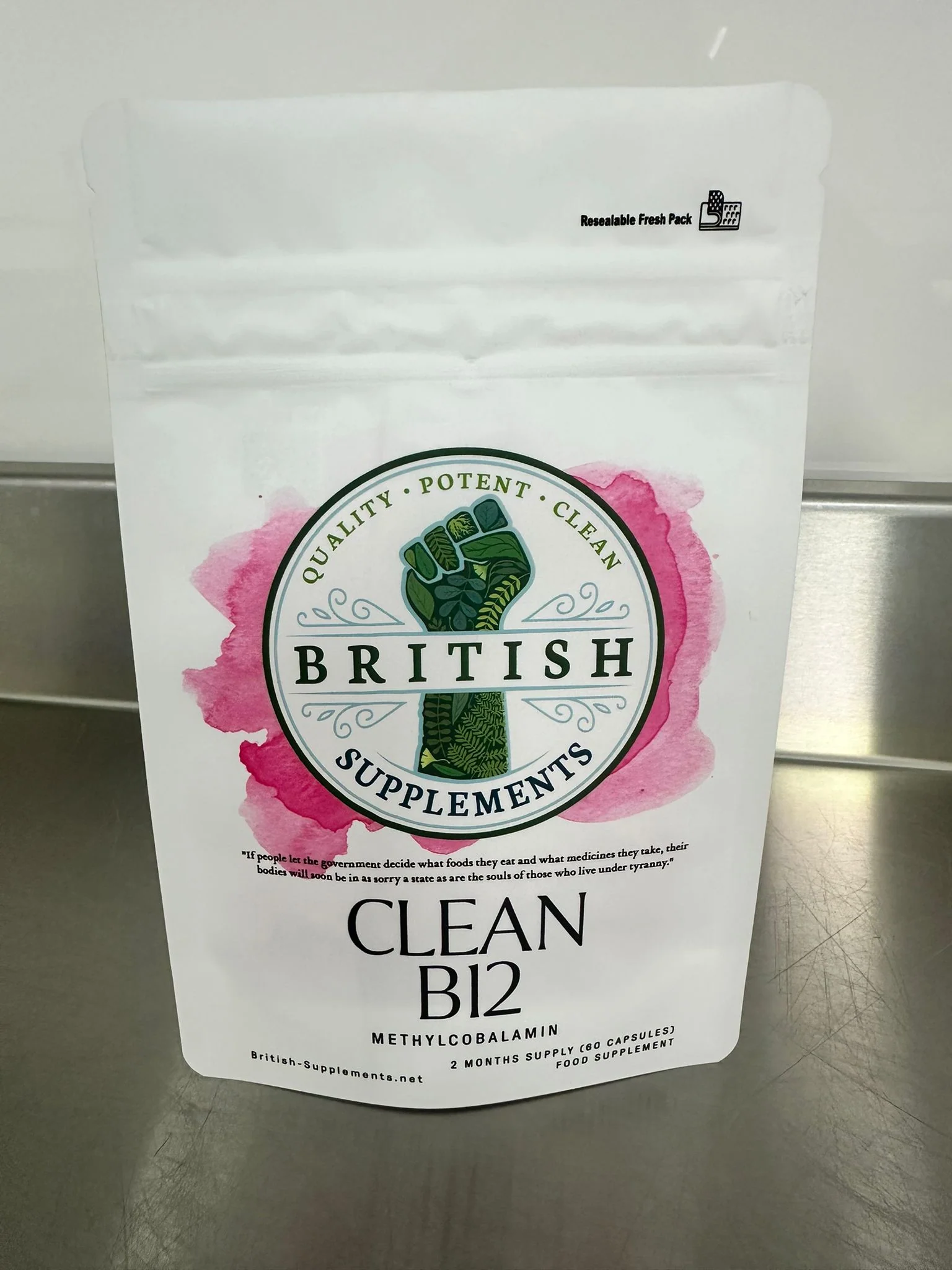 Clean B12 (Methylcobalamin 1,300ug) - Image 2