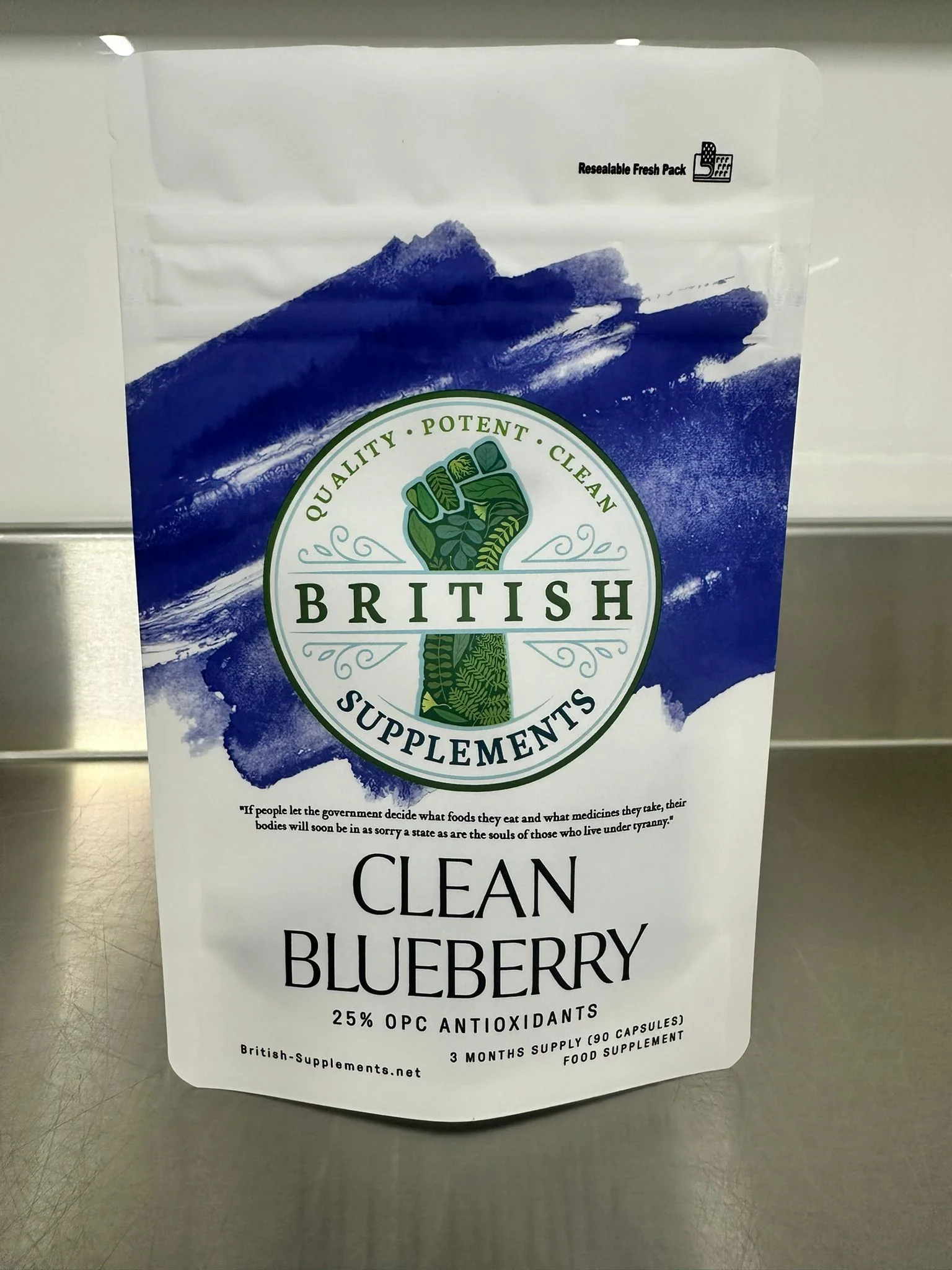 Clean Genuine BlueBerry Extract 6,440mg (25% OPC Antioxidants 40.25mg) - Image 3