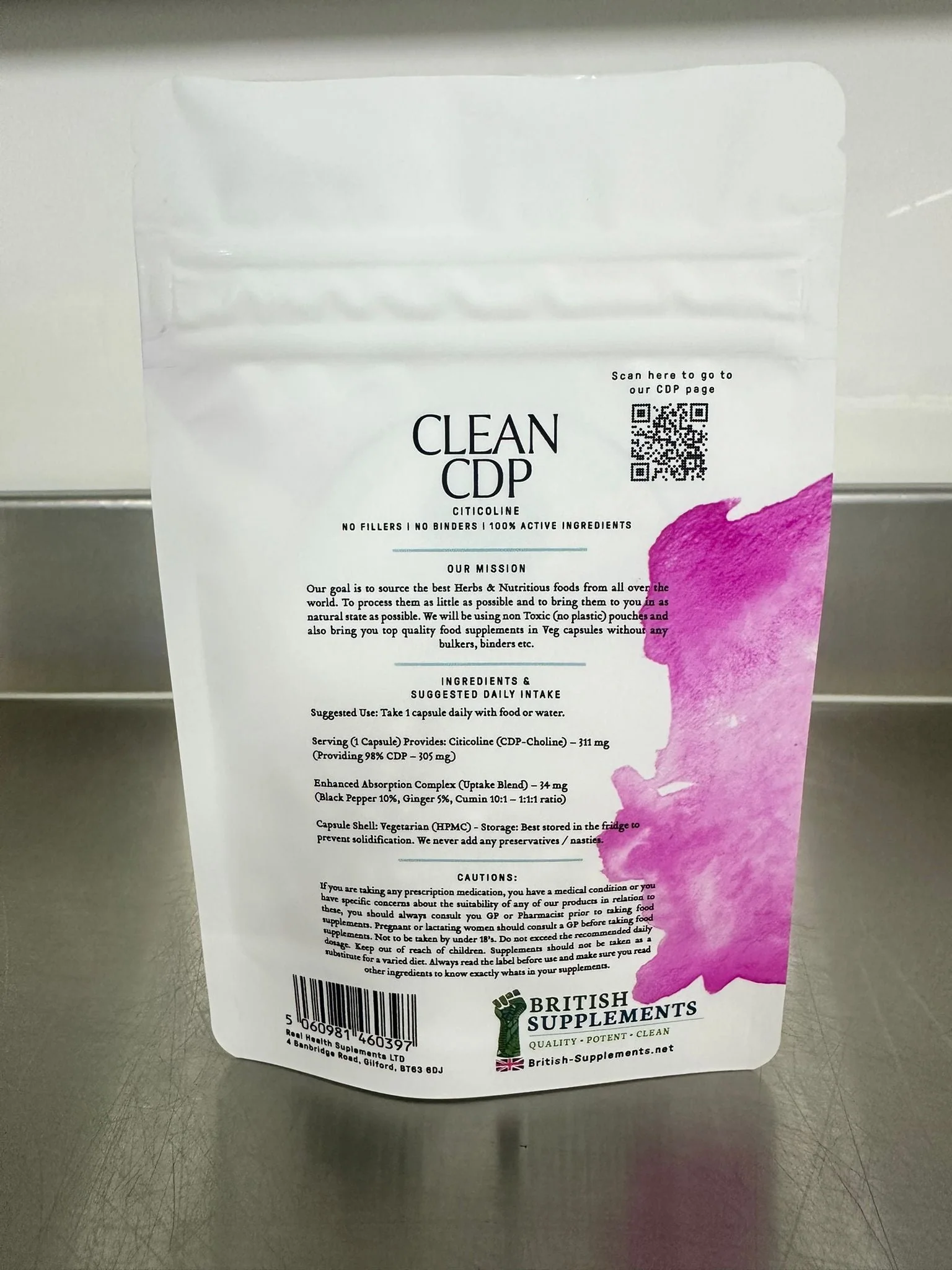 Clean Genuine CDP Choline Citicoline + Uptake Blend - Image 4