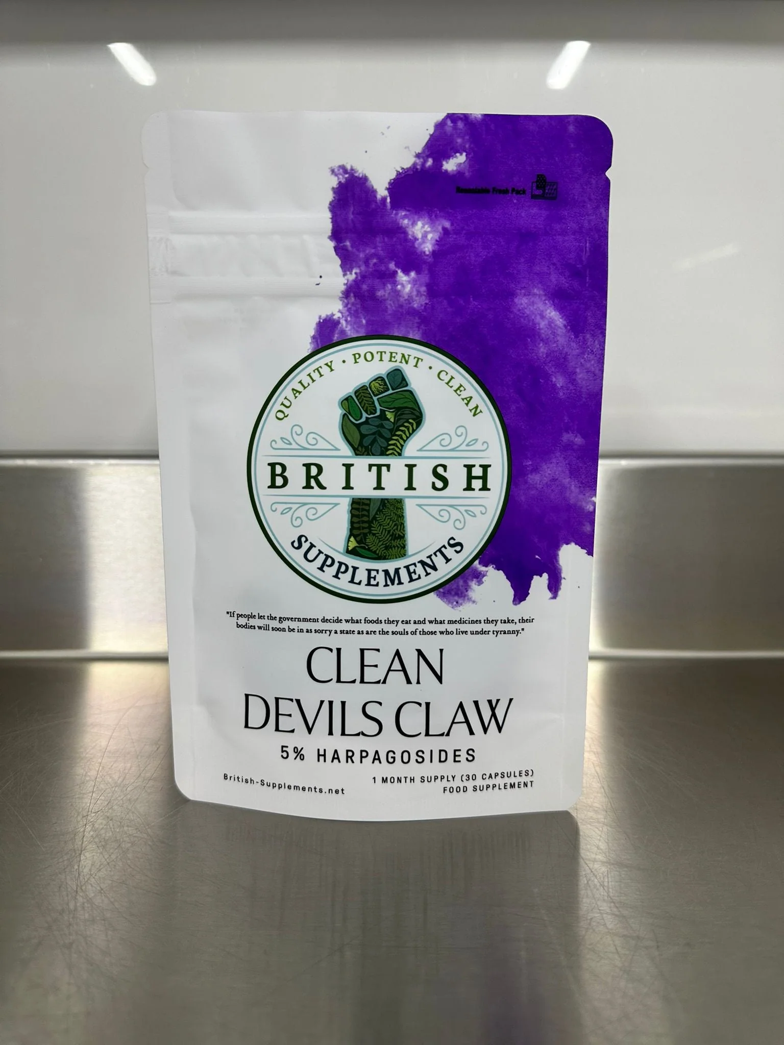 Clean Devils Claw (29mg Harpagosides)