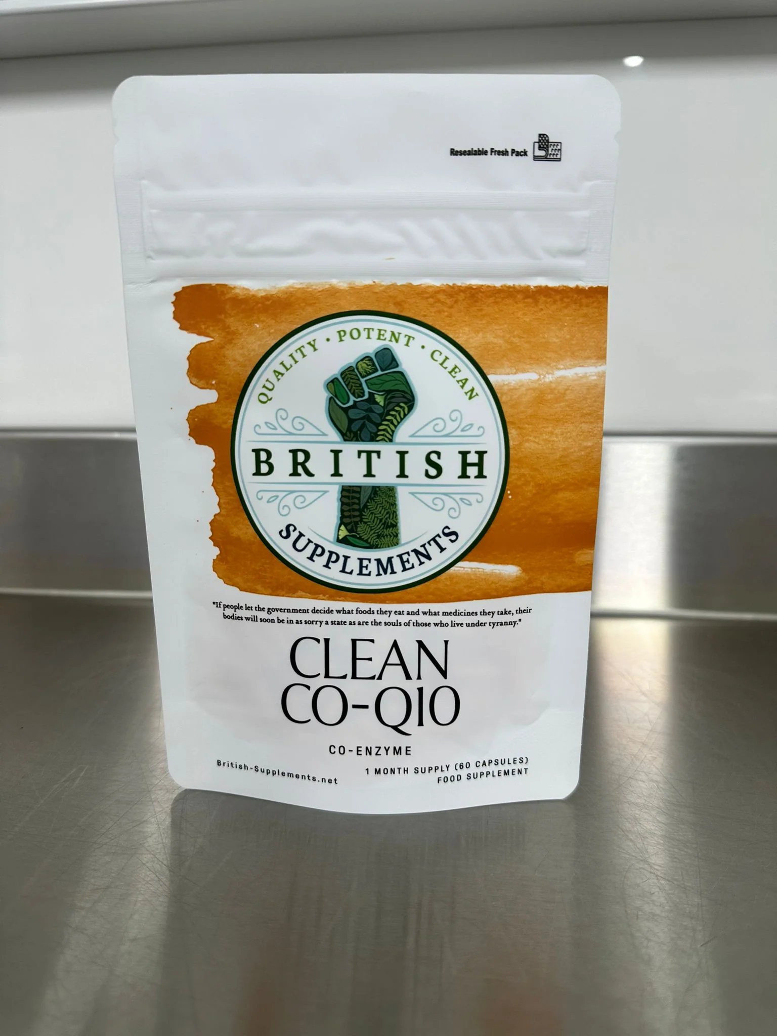 Clean Genuine Co Enzyme Q10