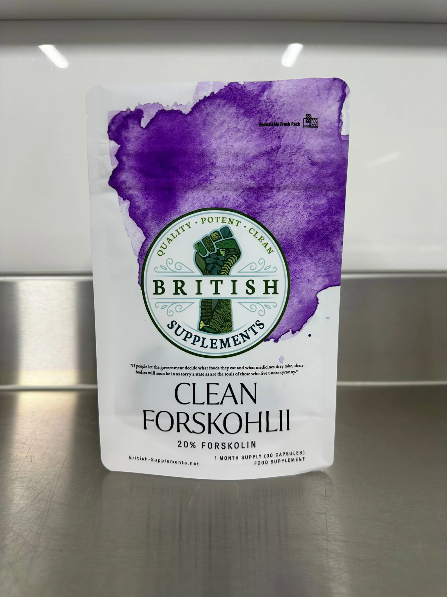 Clean Genuine Coleus Forskohlii 8,425mg + Uptake Blend - Image 3