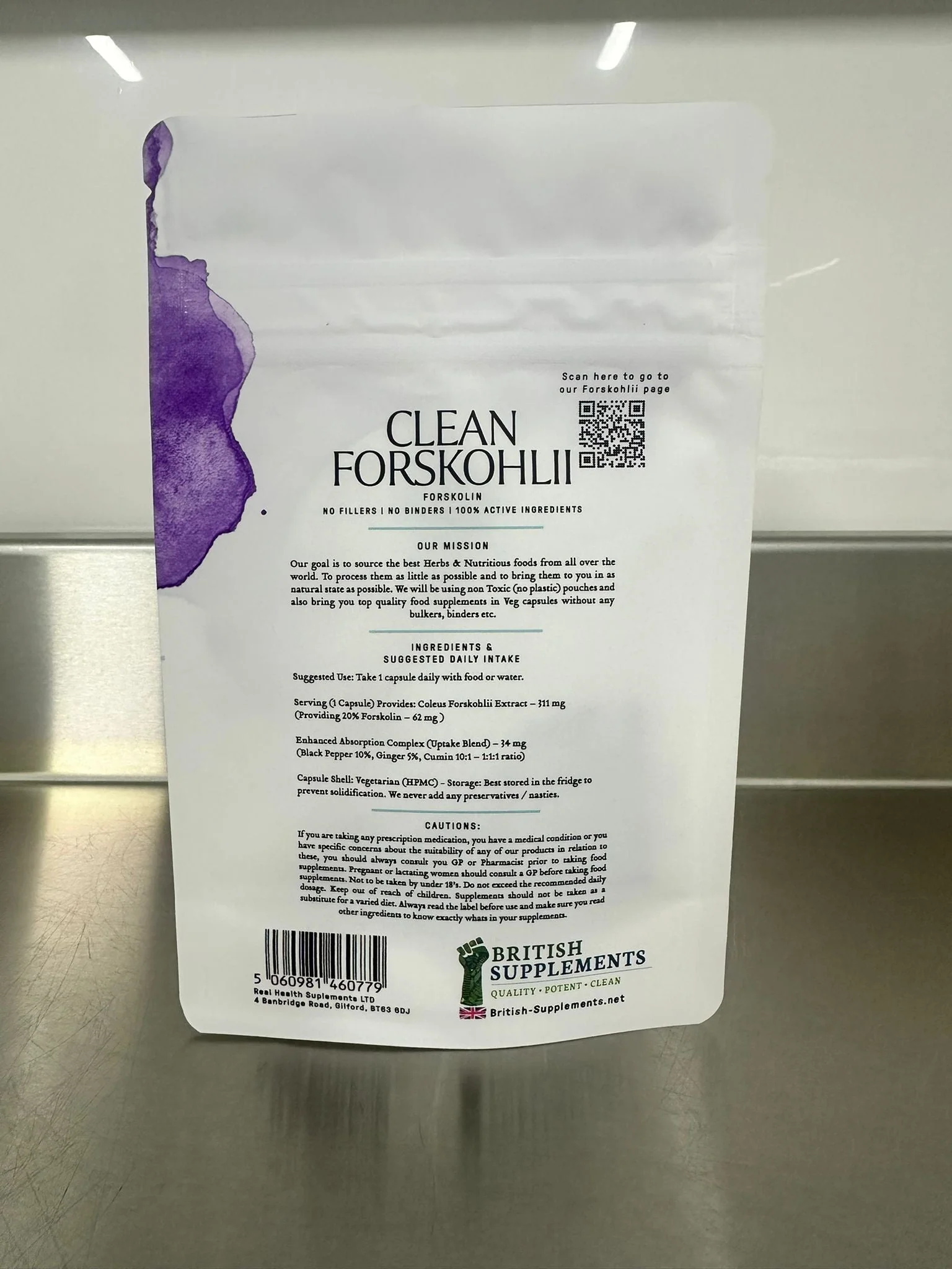 Clean Genuine Coleus Forskohlii 8,425mg + Uptake Blend - Image 4