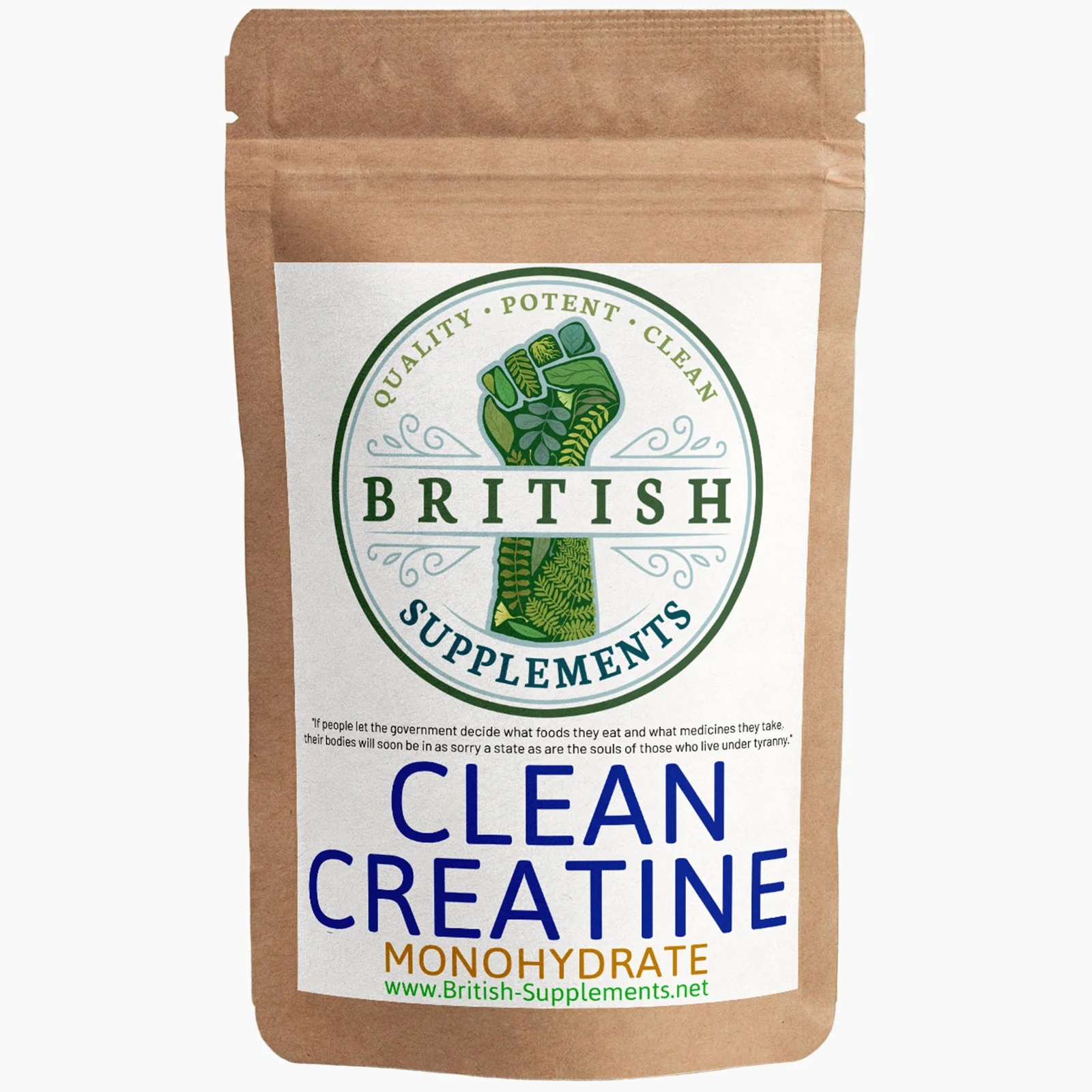 Clean Genuine Creatine Monohydrate, 1,186mg per serving - Image 9