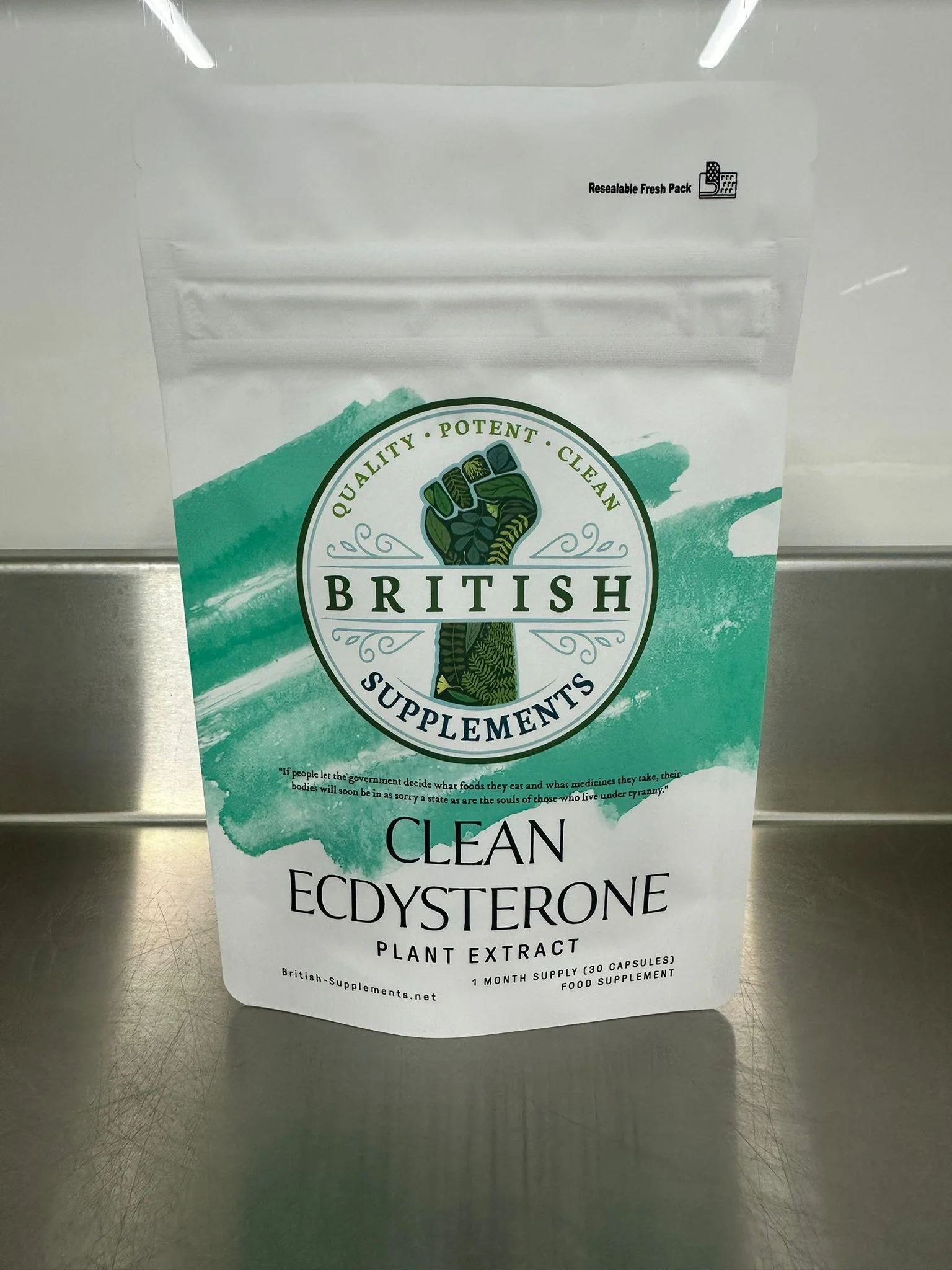 Clean Genuine Ecdysterone 629mg