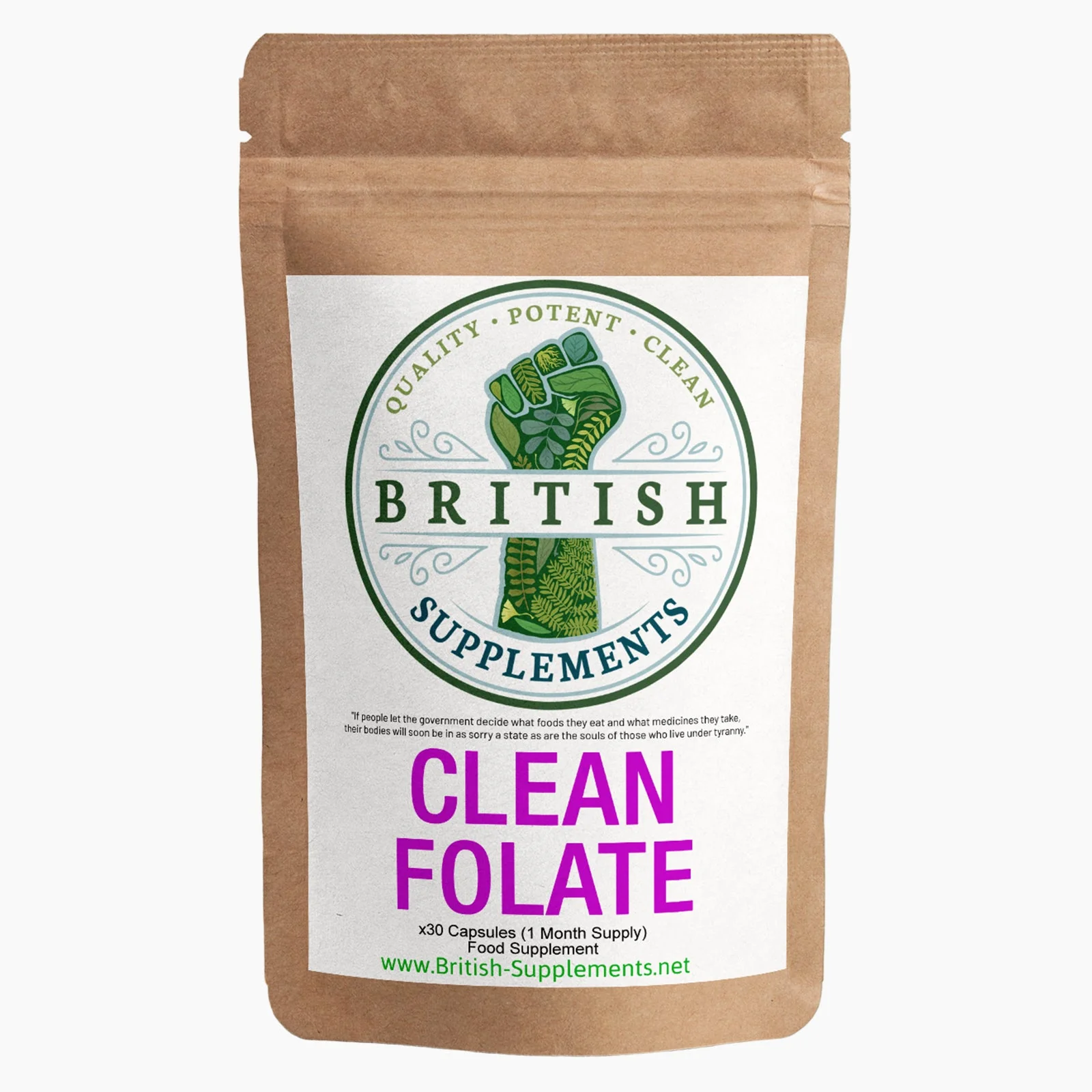 Clean Genuine folate Supplement - Image 3