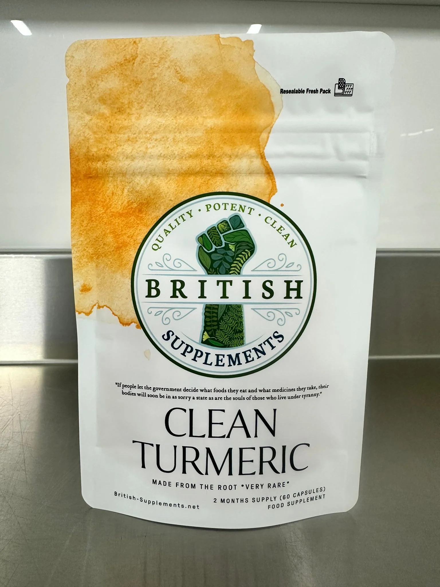 Clean Genuine Indian Turmeric Extract + Uptake Blend - Image 2
