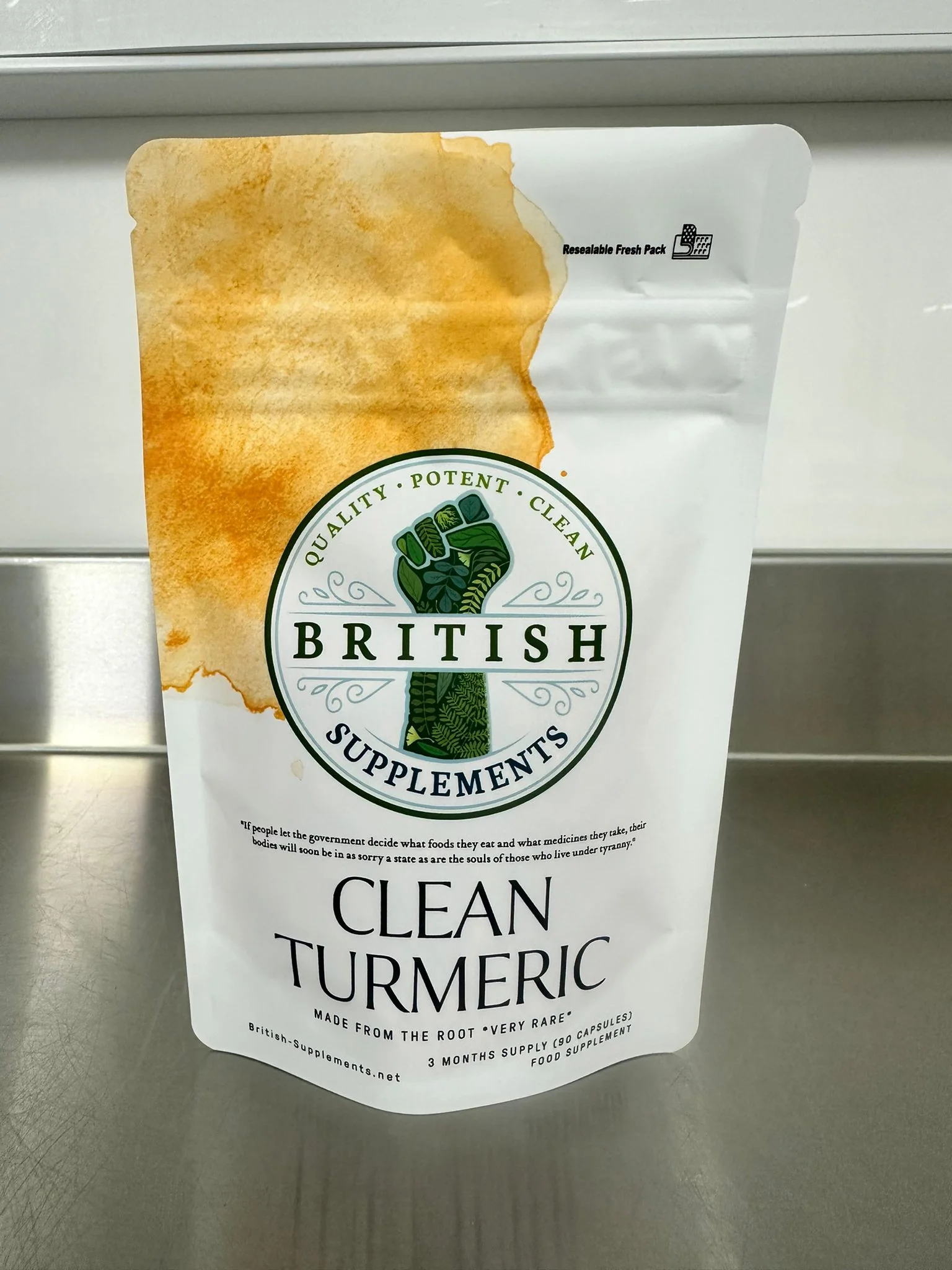 Clean Genuine Indian Turmeric Extract + Uptake Blend - Image 3