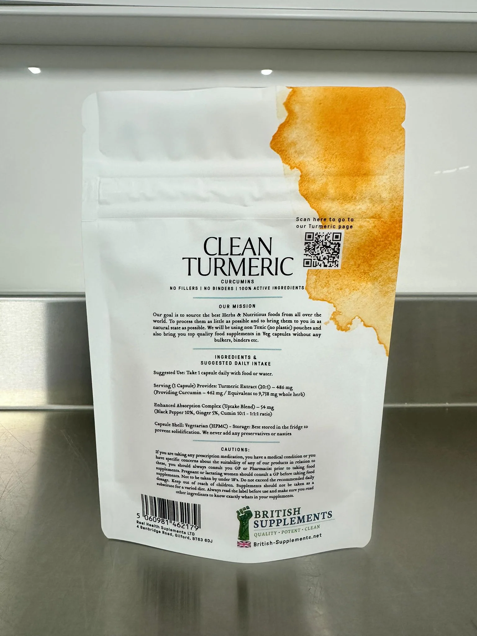 Clean Genuine Indian Turmeric Extract + Uptake Blend - Image 4