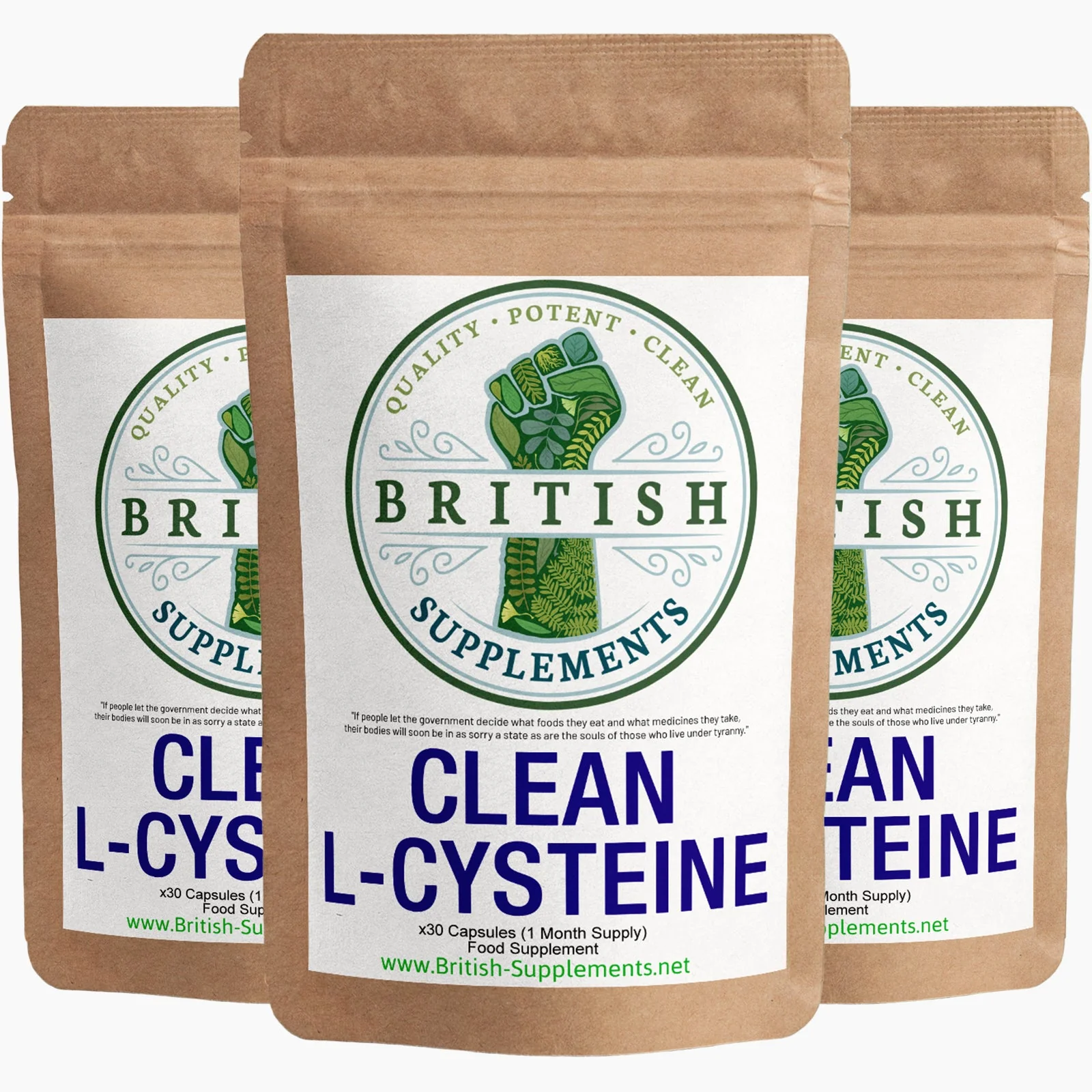 Clean Genuine L-Cysteine Supplement