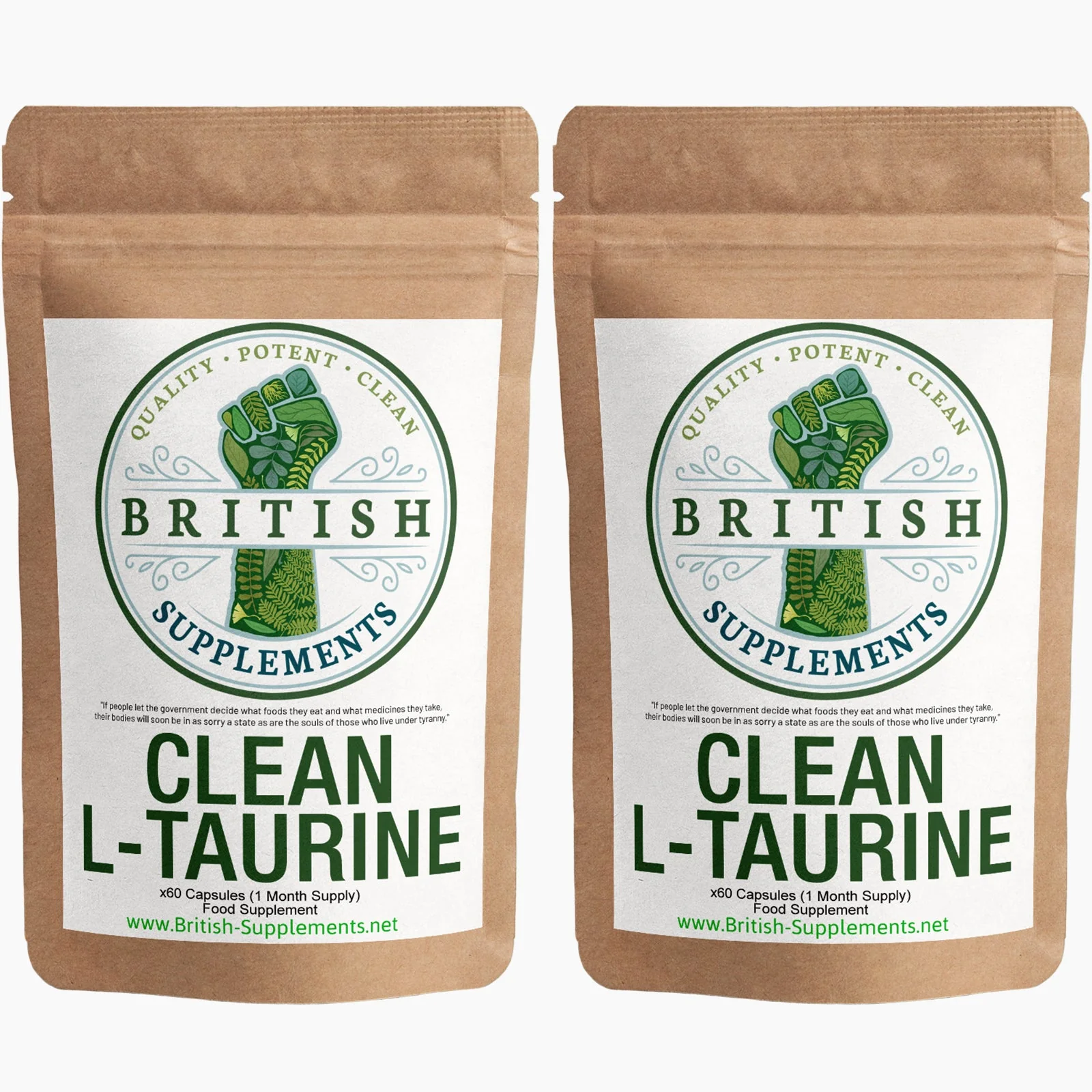 Clean Genuine L-Taurine Supplement - Image 2