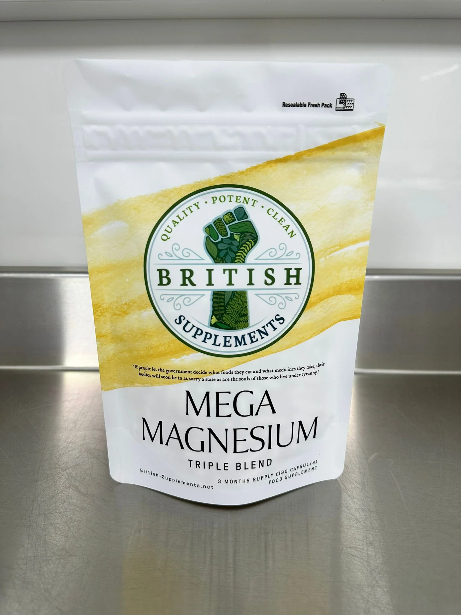 Clean Genuine Magnesium 1,404mg (Mega Mag) - Image 3