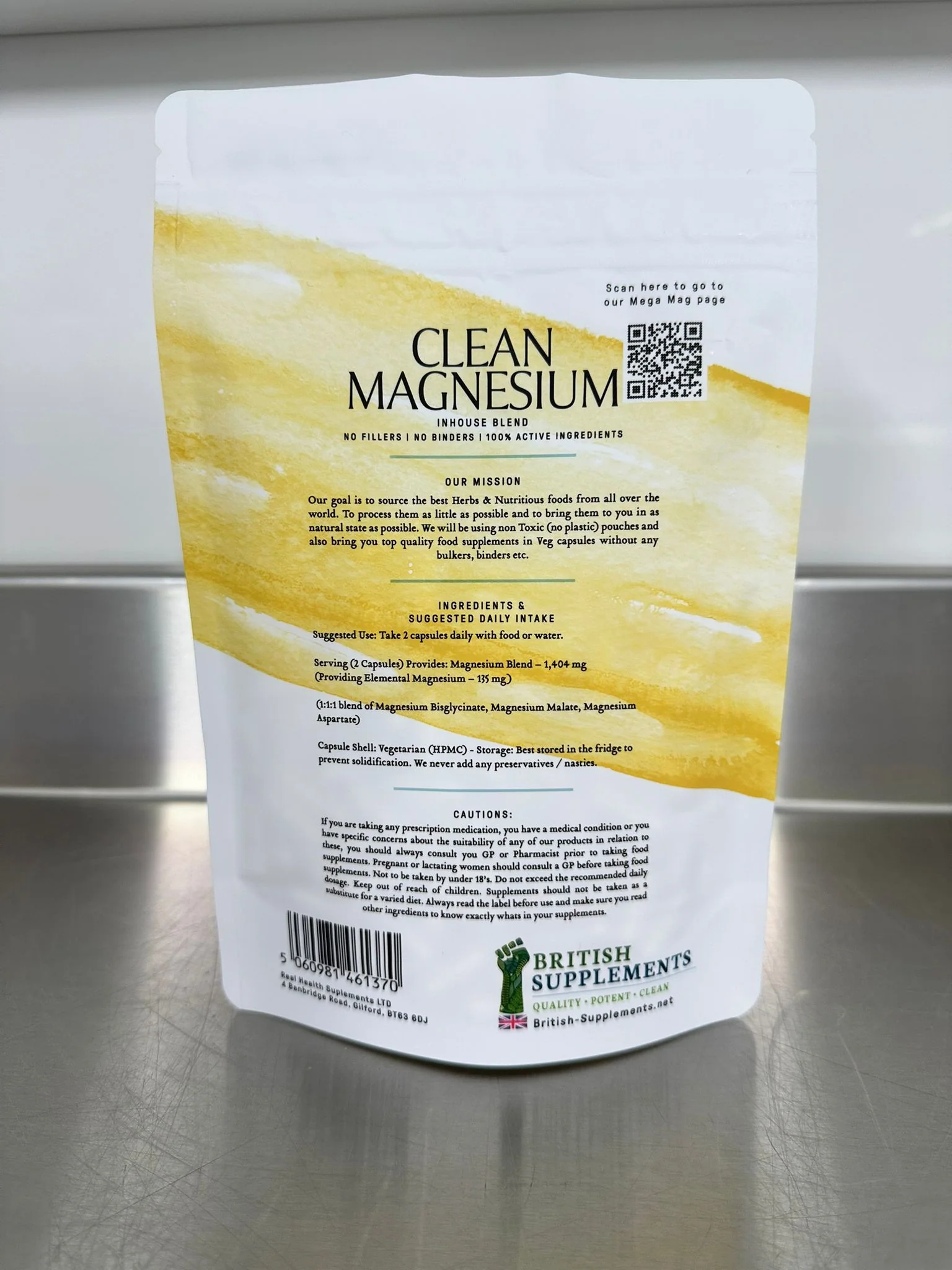 Clean Genuine Magnesium 1,404mg (Mega Mag) - Image 4
