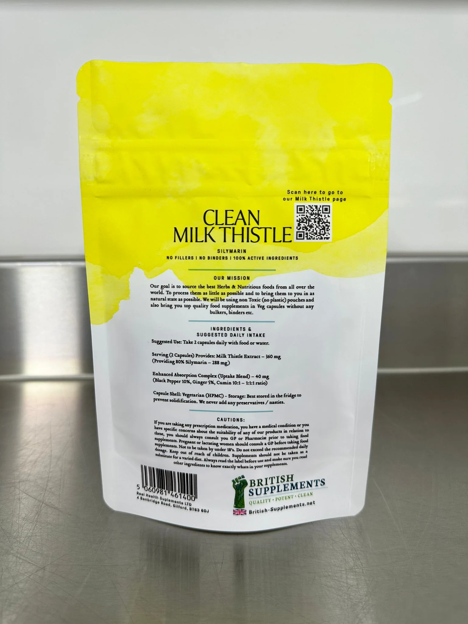 Clean Genuine Milk Thistle Extract + Uptake Blend - Image 4