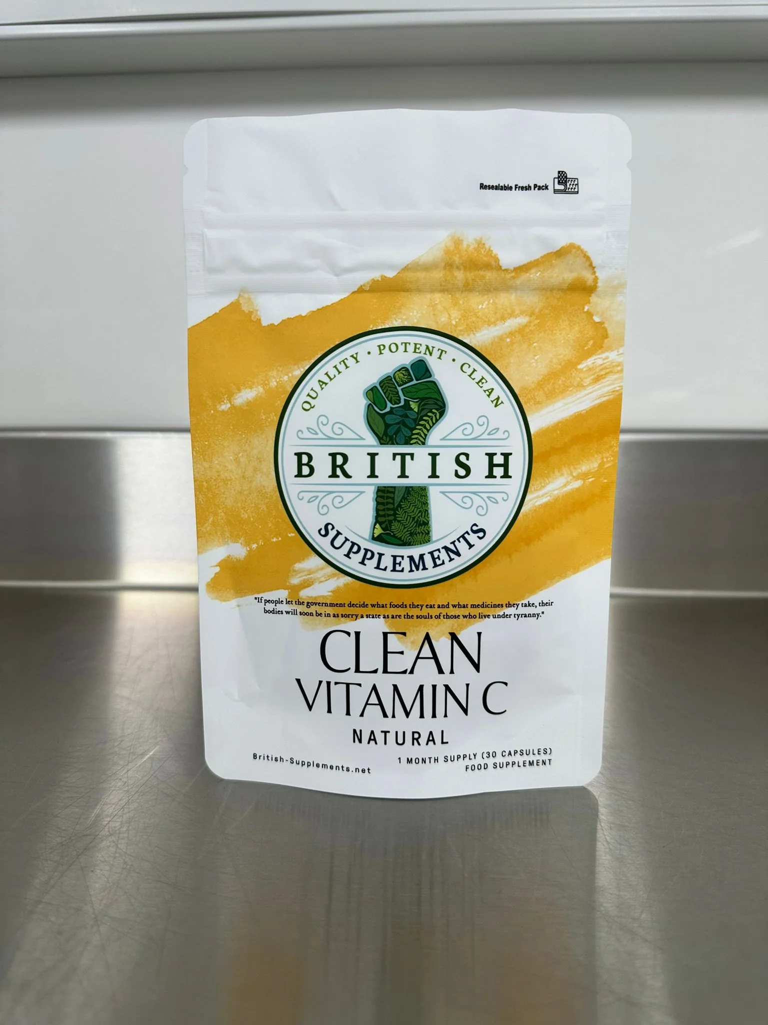 Clean Genuine Natural Vitamin C