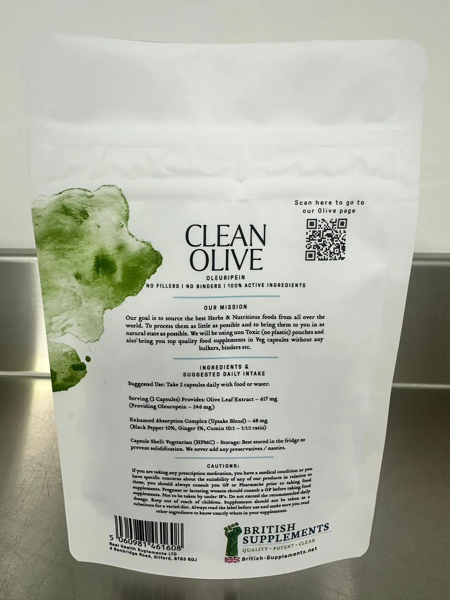 Clean Genuine Olive Leaf Extract + Uptake Blend - Image 4