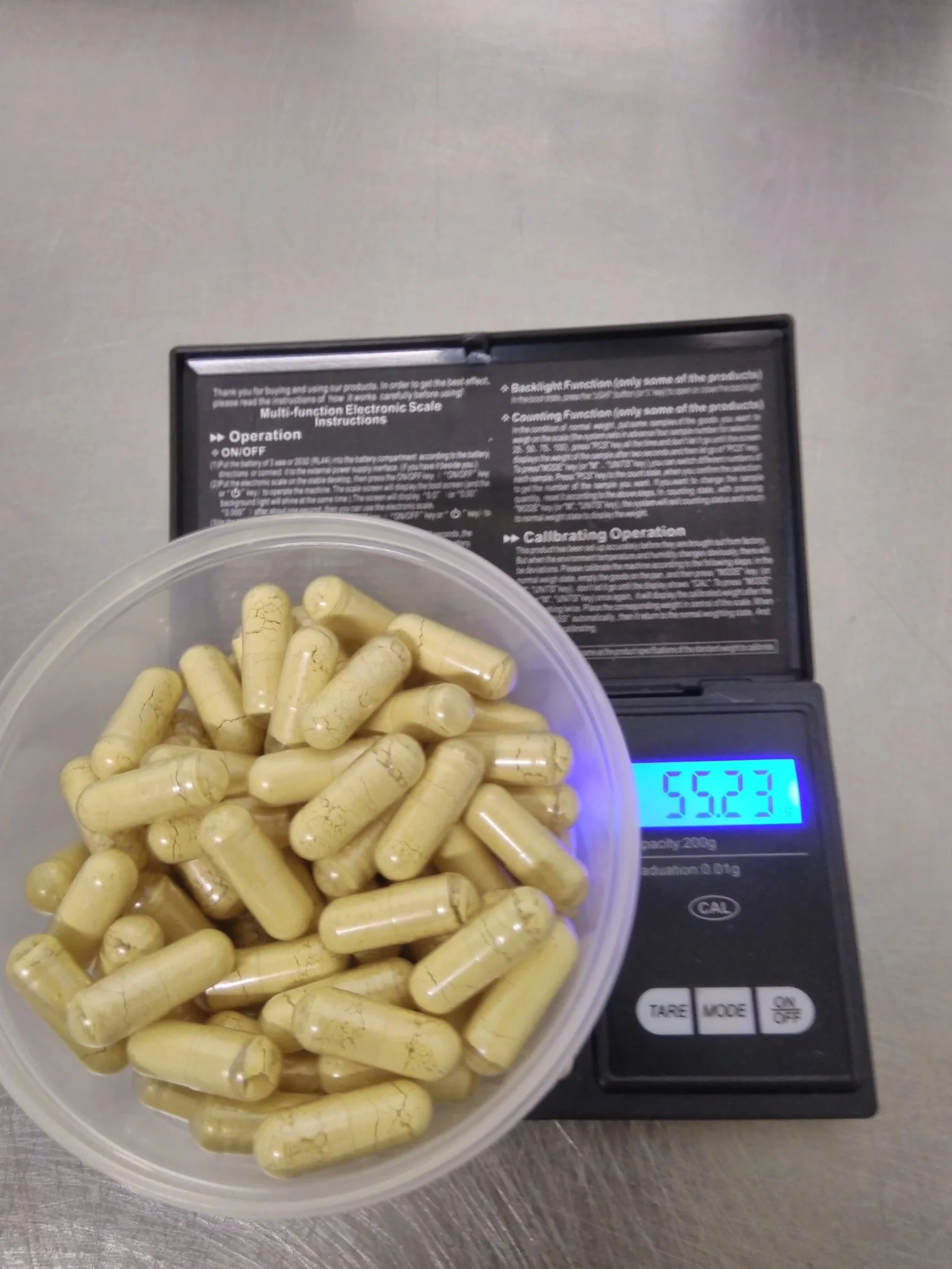 Clean Genuine Pine Pollen Capsules 422mg (99% Cracked Wall) - Image 5