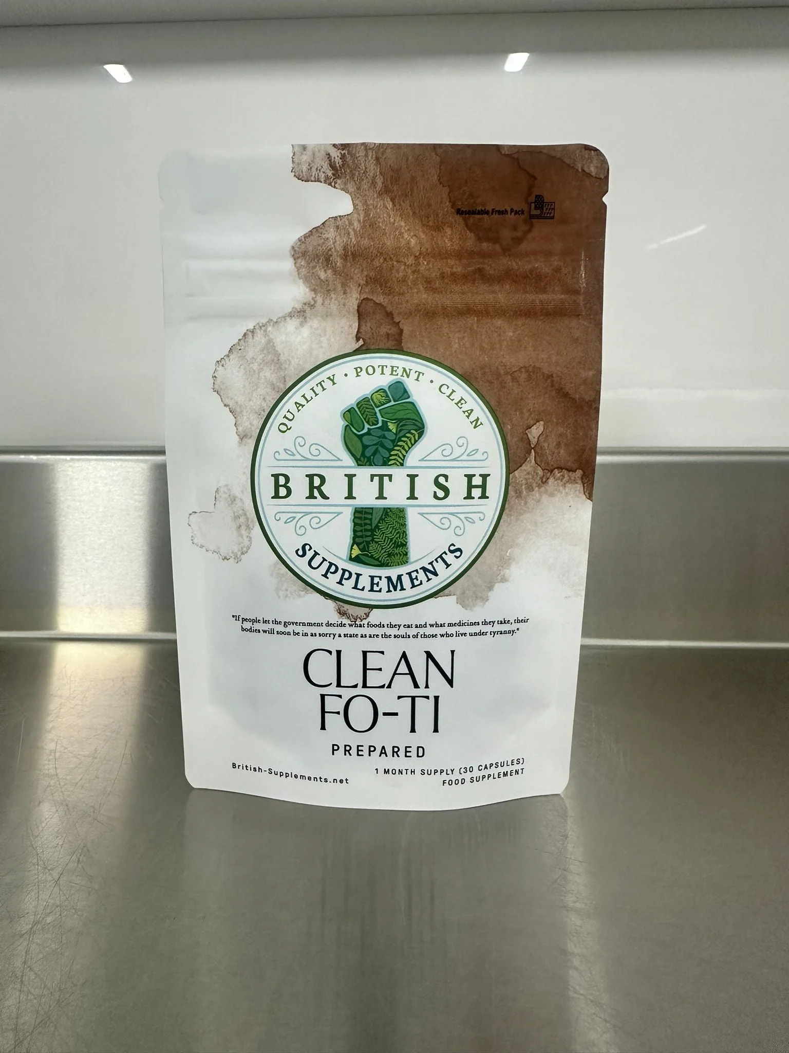 Clean Genuine Prepared Fo-Ti + Uptake Blend