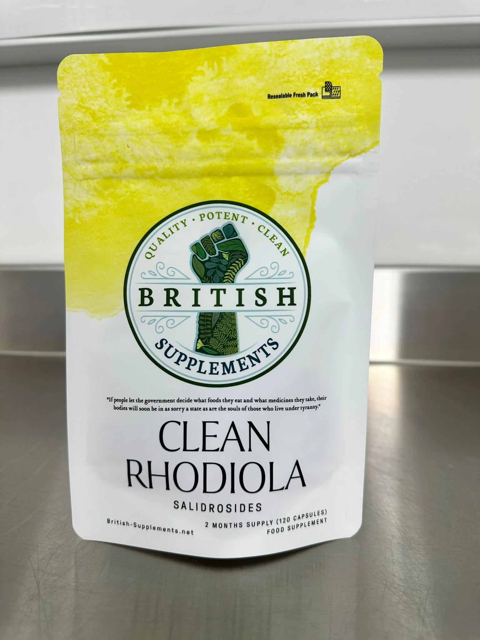 Clean Genuine Rhodiola Rosea Extract 238mg (1,428mg) (4% Salidrosides 9.52mg) - Image 2