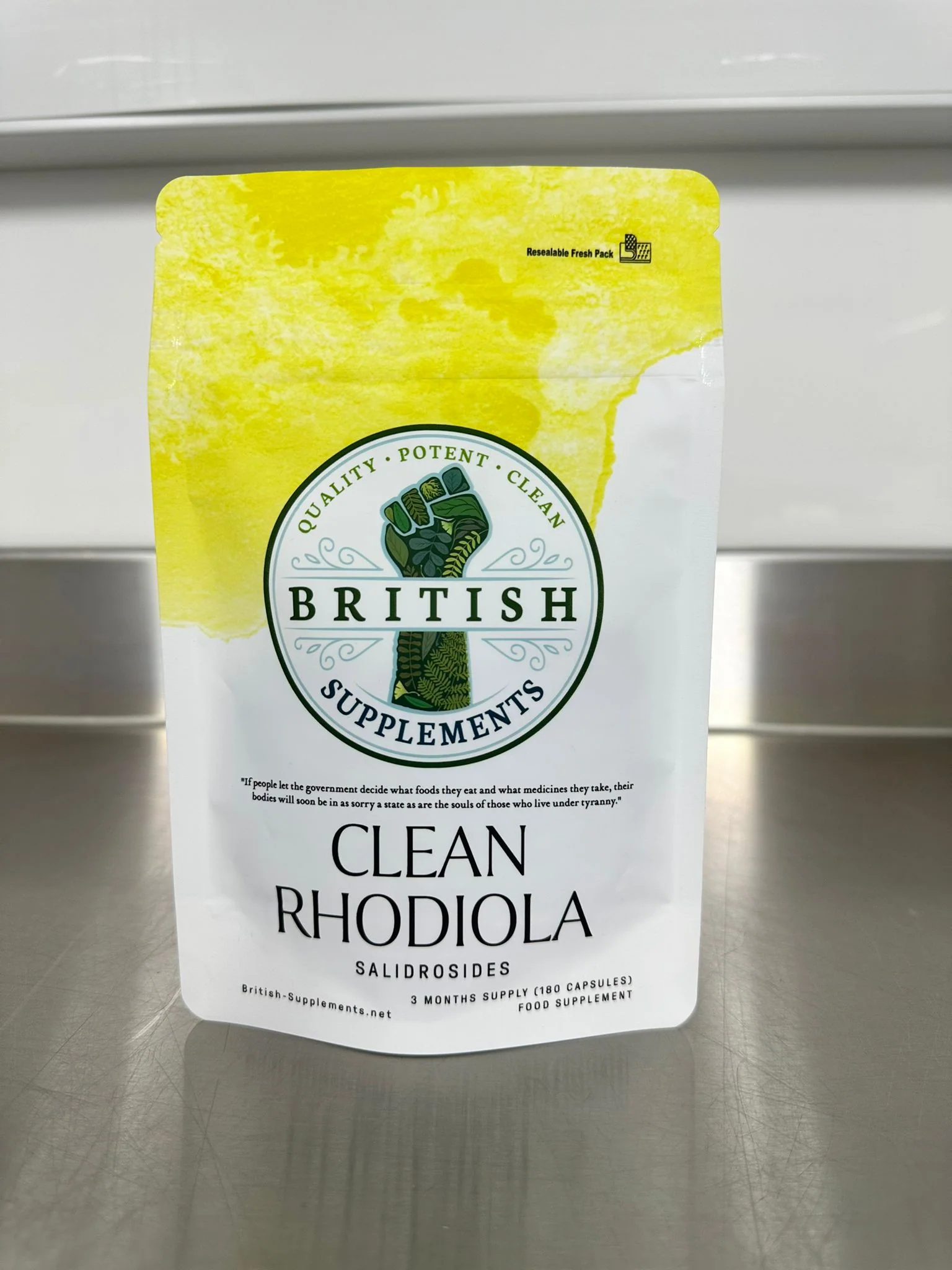 Clean Genuine Rhodiola Rosea Extract 238mg (1,428mg) (4% Salidrosides 9.52mg) - Image 3
