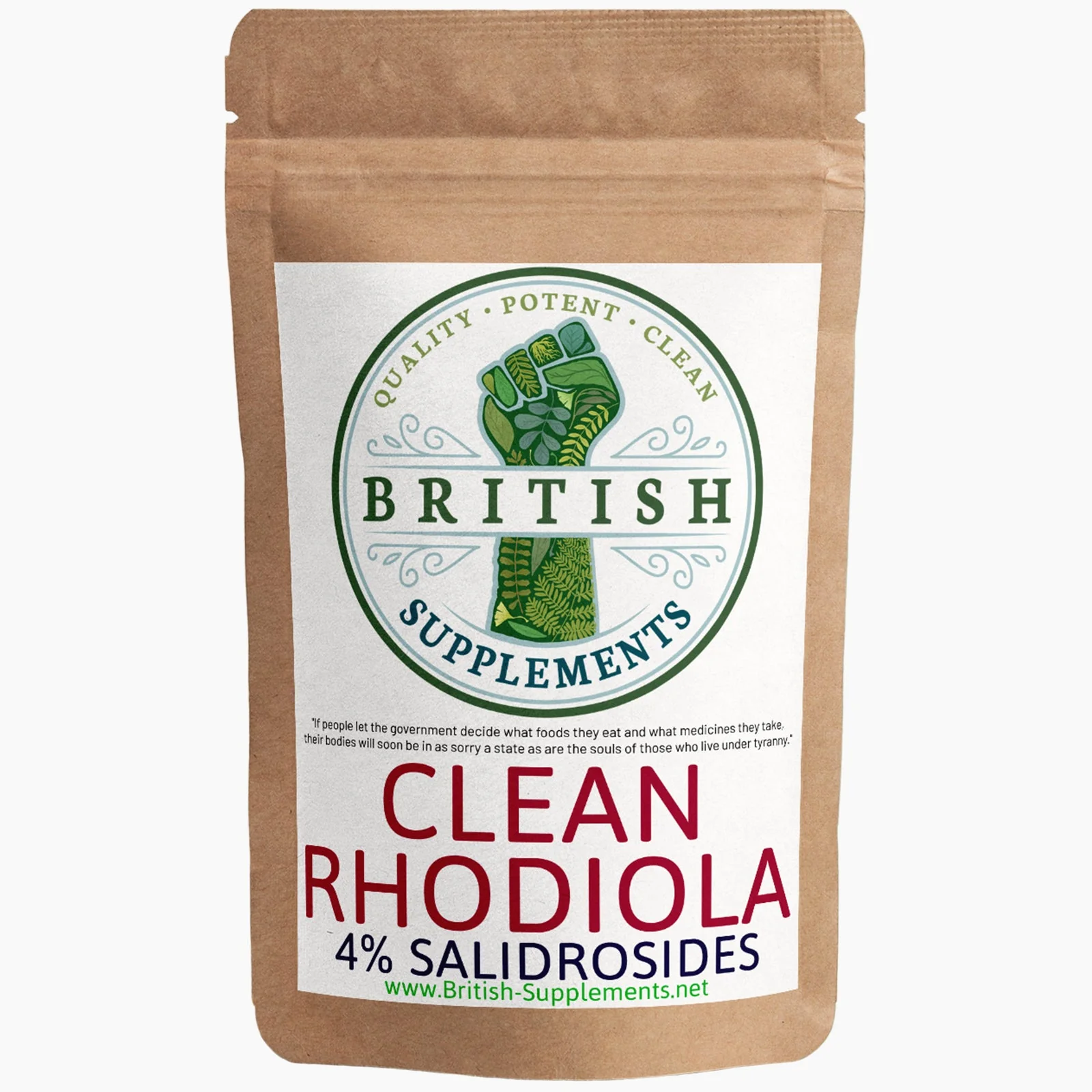 Clean Genuine Rhodiola Rosea Extract 238mg (1,428mg) (4% Salidrosides 9.52mg) - Image 9