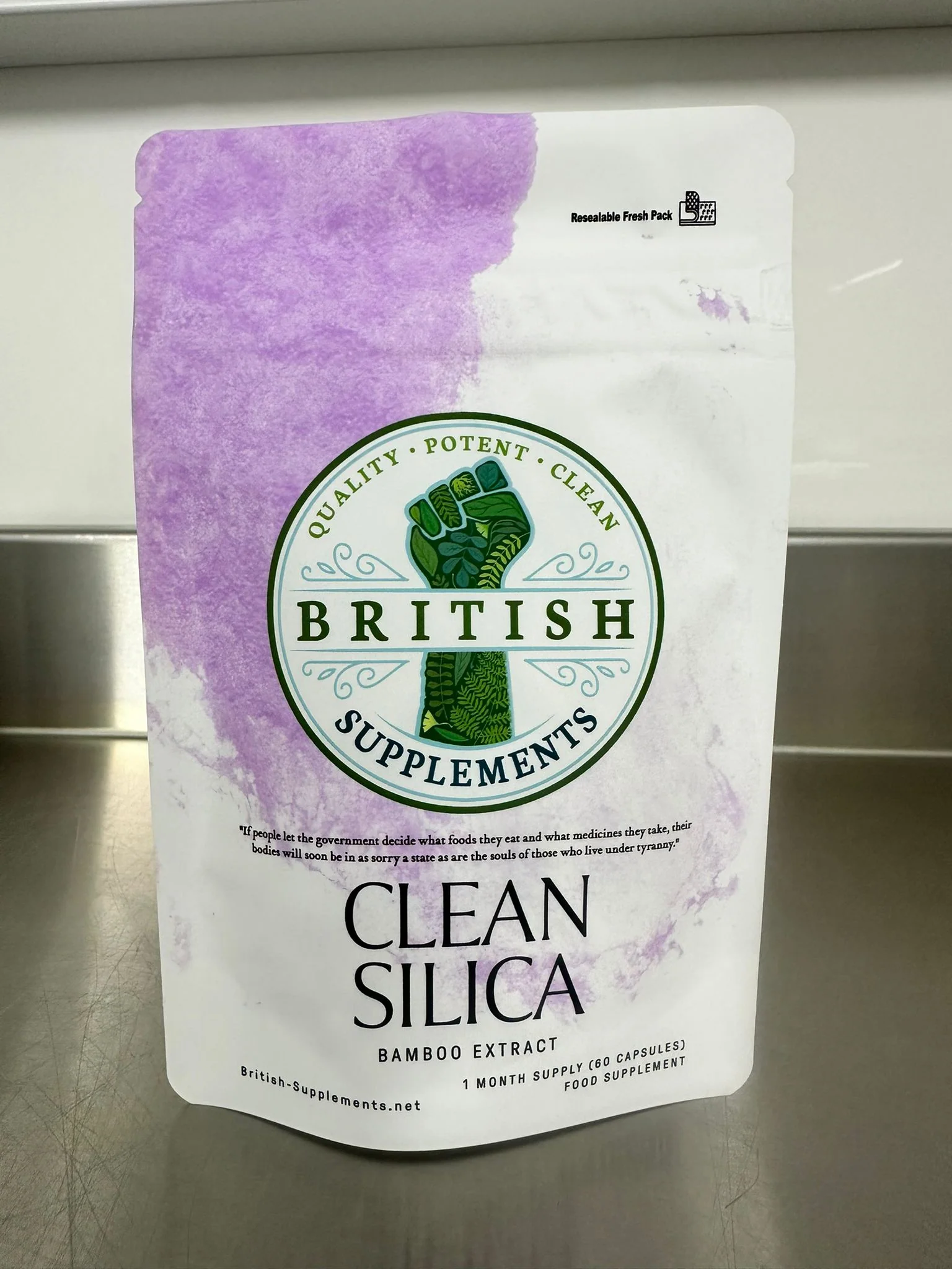 Clean Silica 648mg + 96mg Uptake Blend