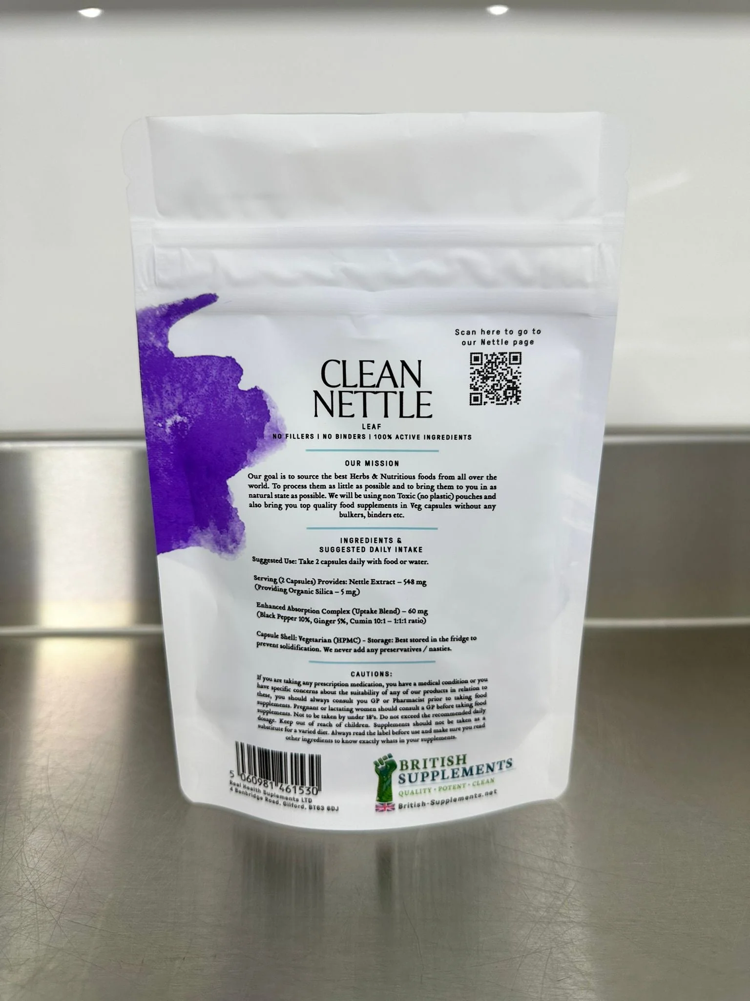 Clean Genuine Stinging Nettle Leaf Extract + Uptake Blend - Image 4