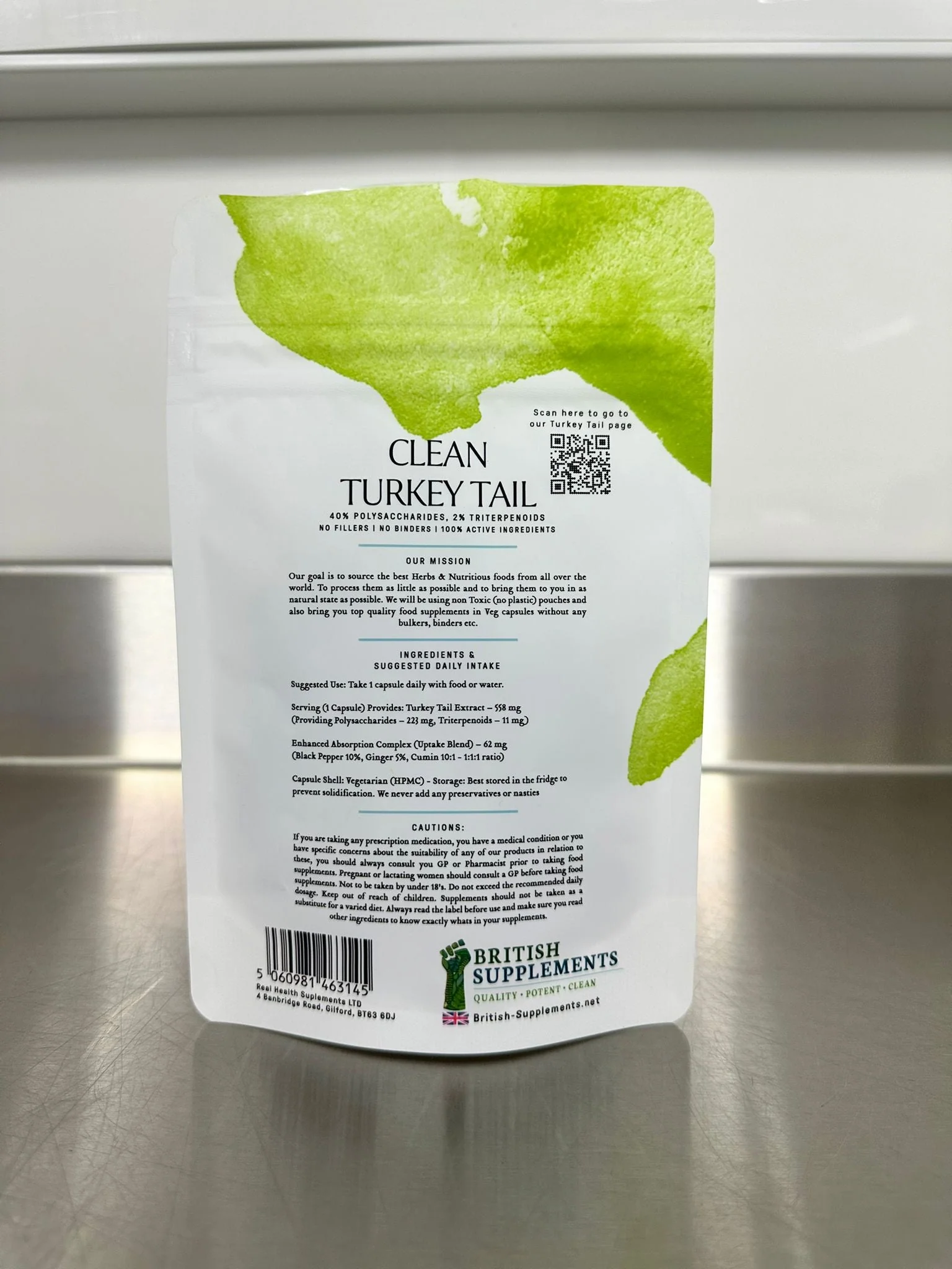 Clean Genuine Turkey Tail Supplement - Image 4