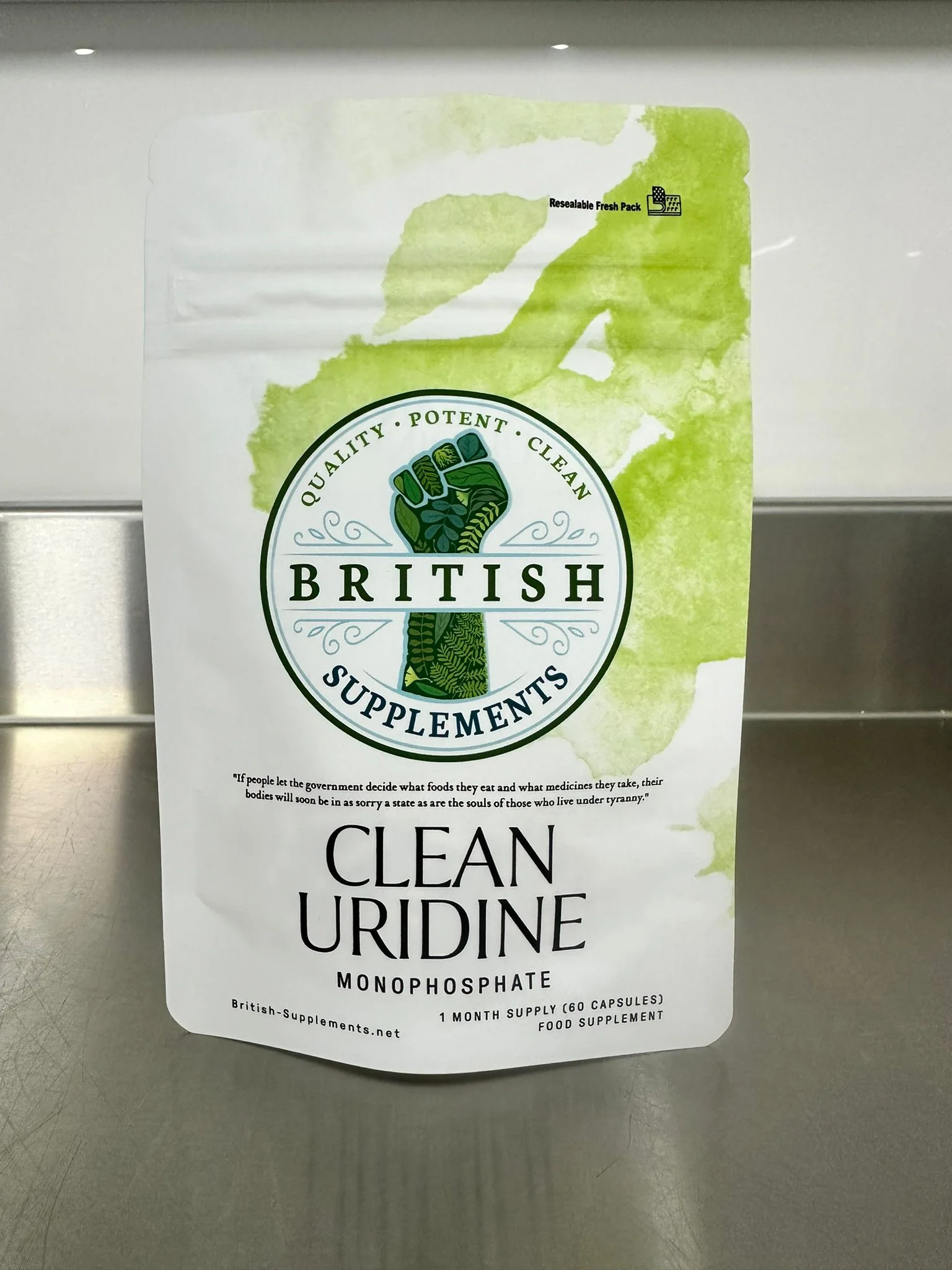 Clean Genuine Uridine Monophosphate 352.8mg