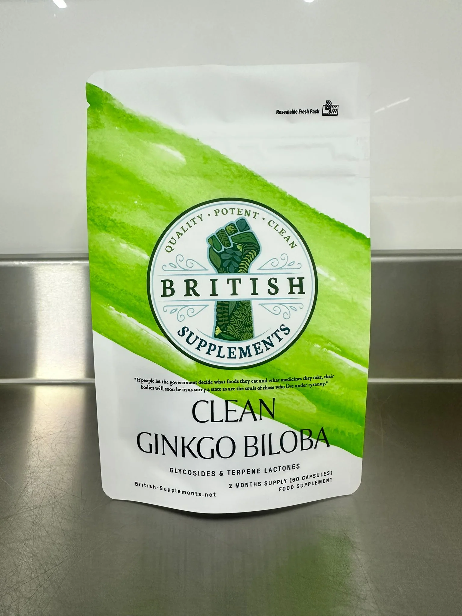 Clean Genuine Ginkgo Biloba Extract + Uptake Blend - Image 2