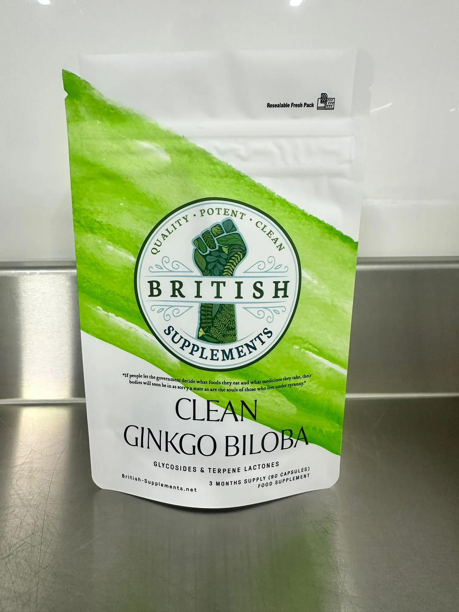 Clean Genuine Ginkgo Biloba Extract + Uptake Blend - Image 3