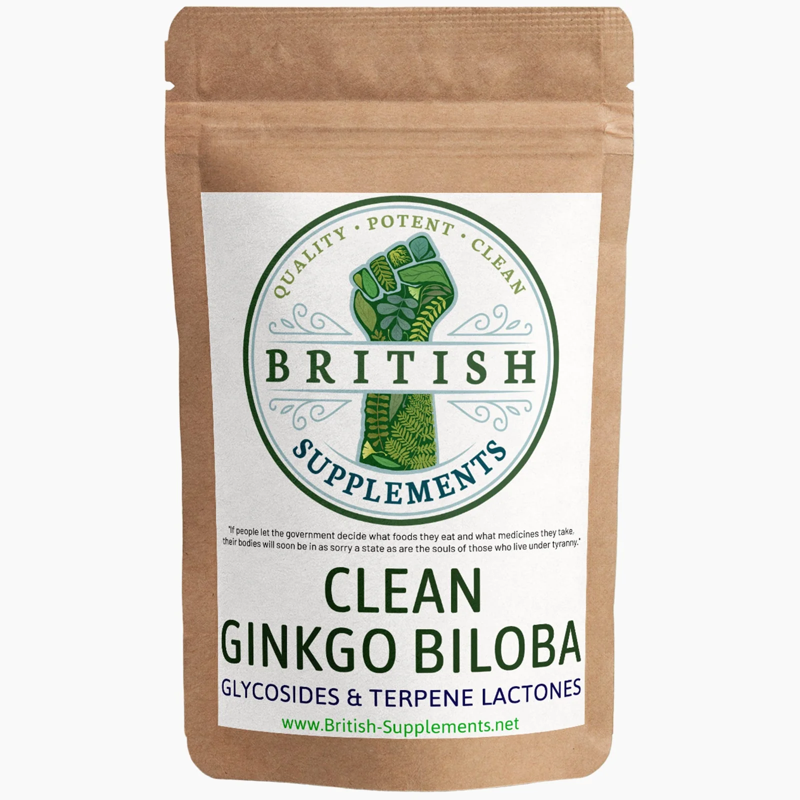 Clean Genuine Ginkgo Biloba Extract + Uptake Blend - Image 9