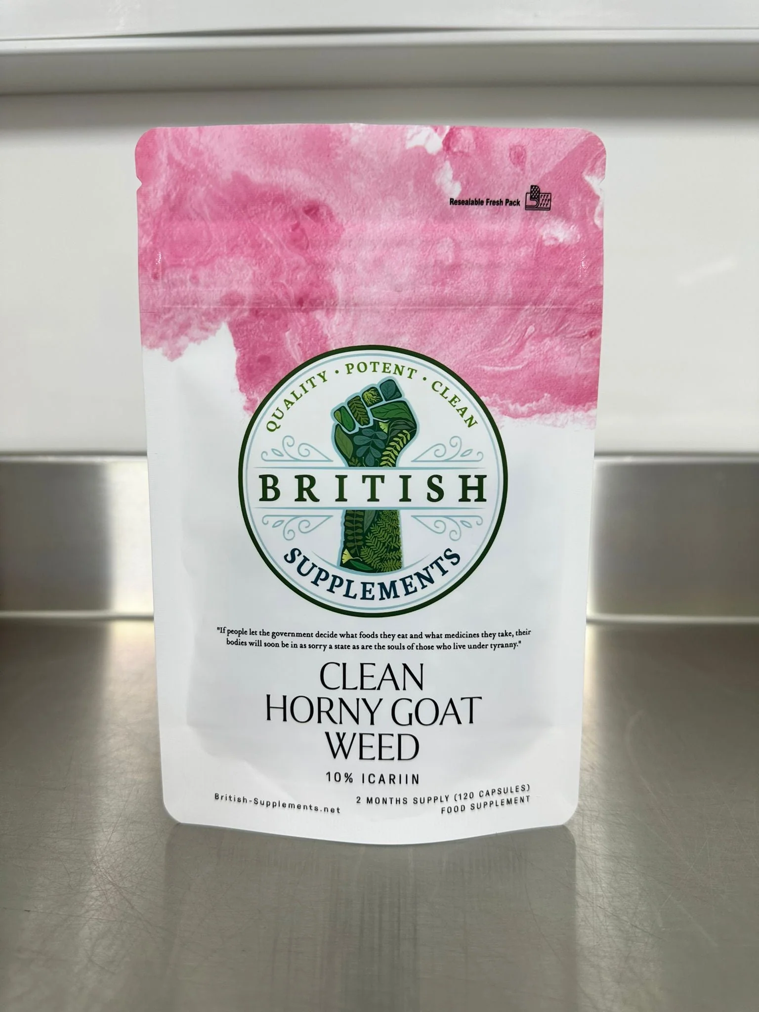 Clean Genuine Horny Goat Weed (Epimedium) + Uptake Blend - Image 2