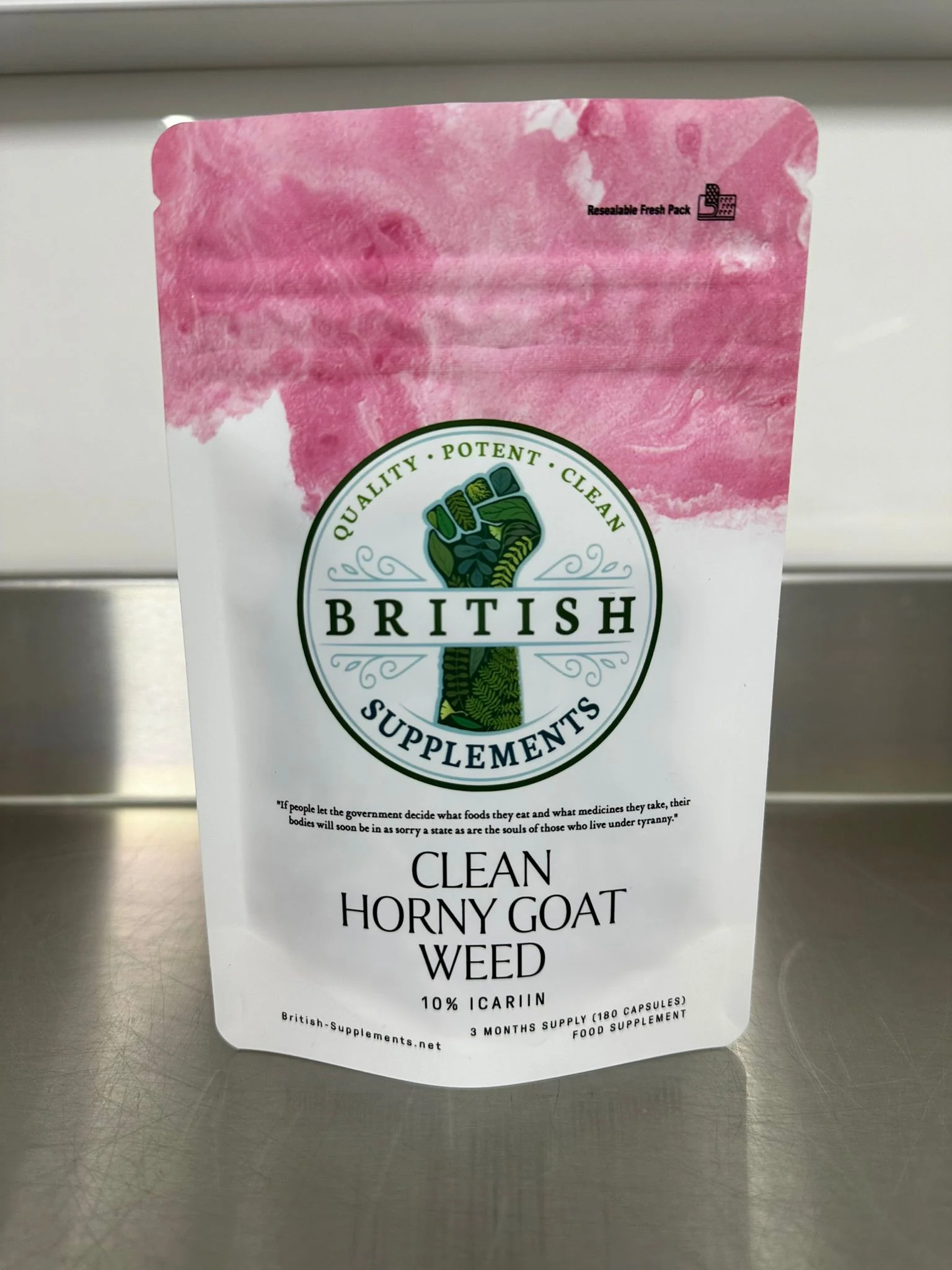 Clean Genuine Horny Goat Weed (Epimedium) + Uptake Blend - Image 3