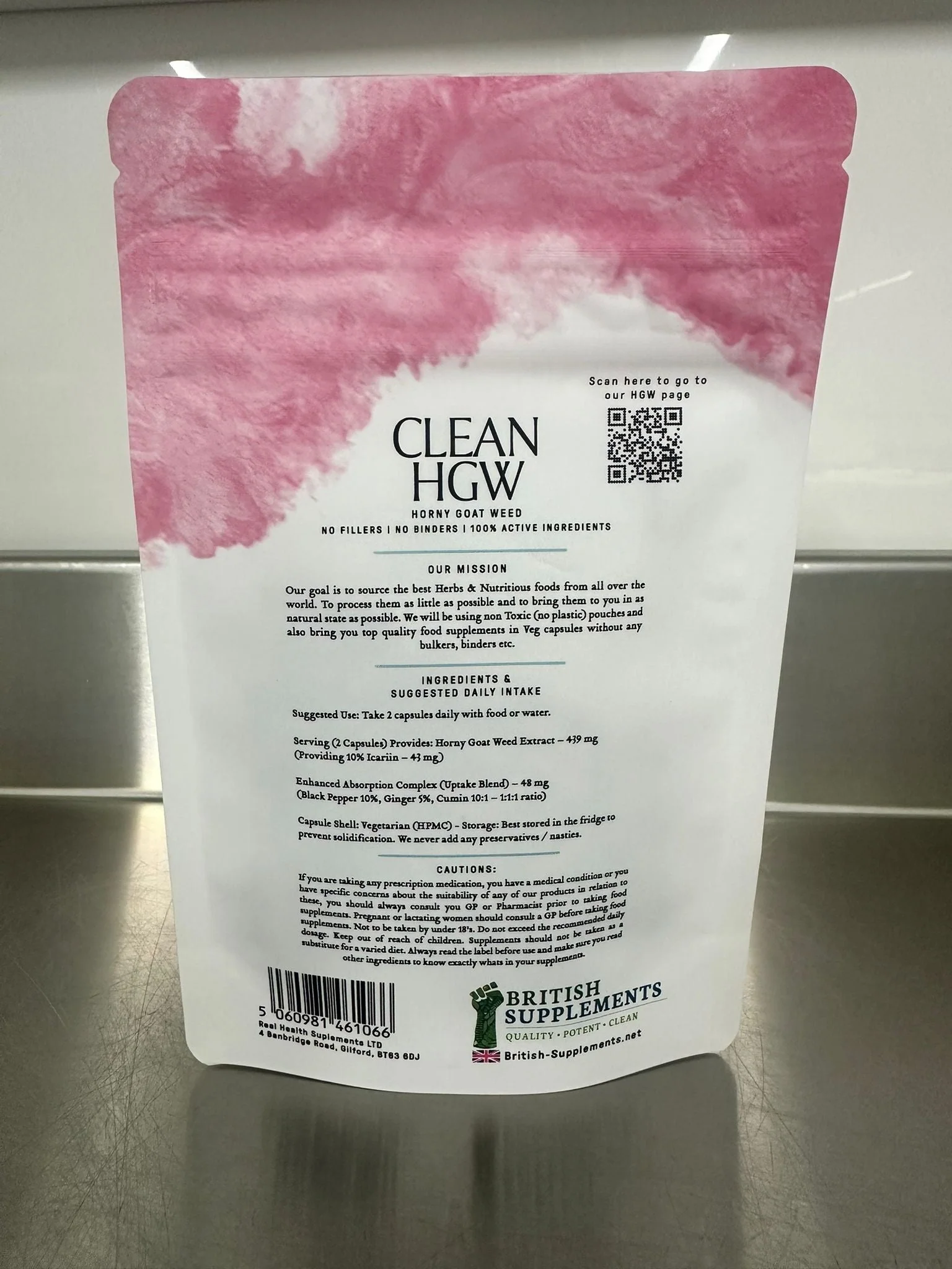 Clean Genuine Horny Goat Weed (Epimedium) + Uptake Blend - Image 4