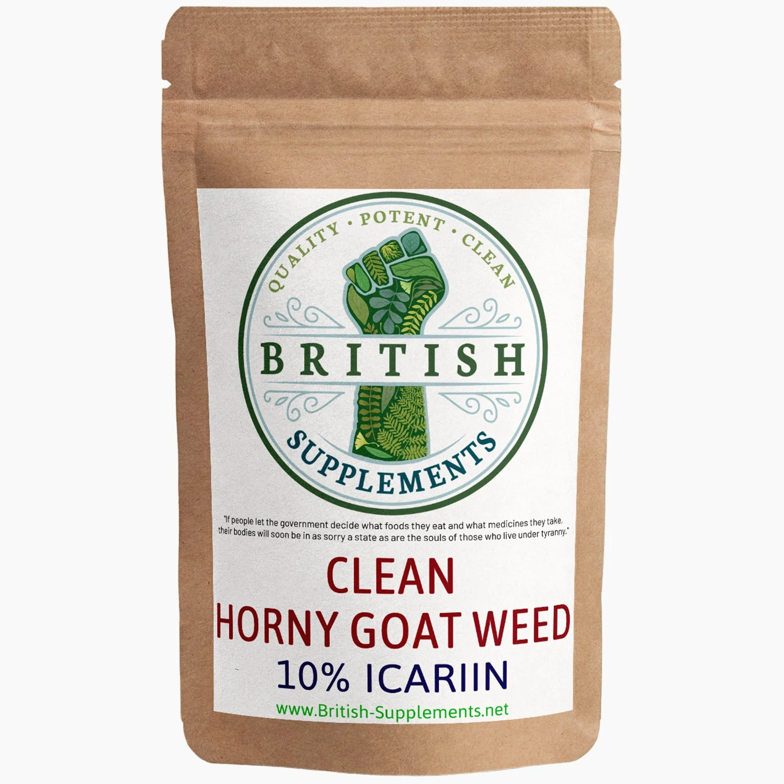 Clean Genuine Horny Goat Weed (Epimedium) + Uptake Blend - Image 9