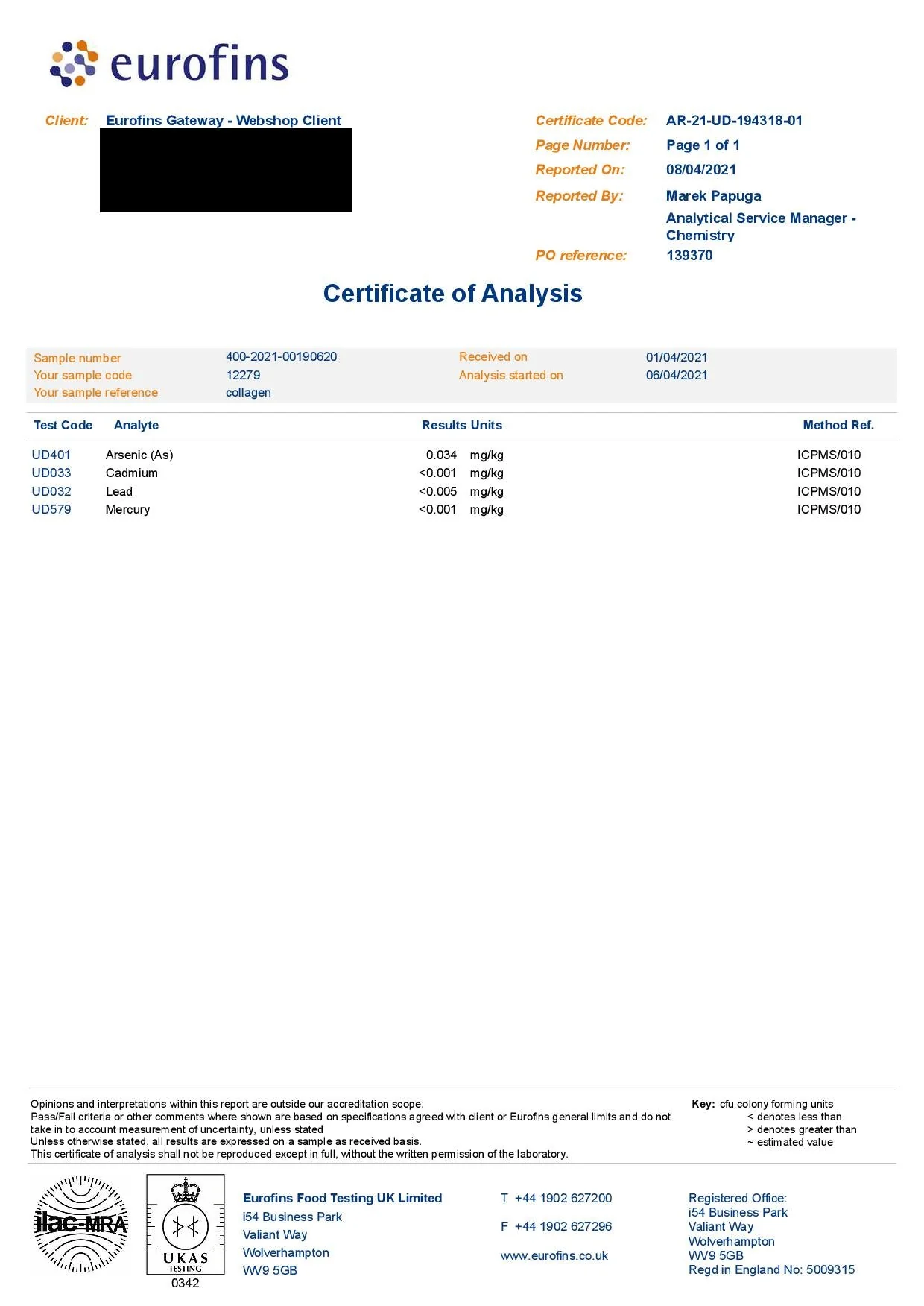 Clean Genuine Hydrolyzed Marine Collagen, Low DA 1,000-2,000 - Image 8