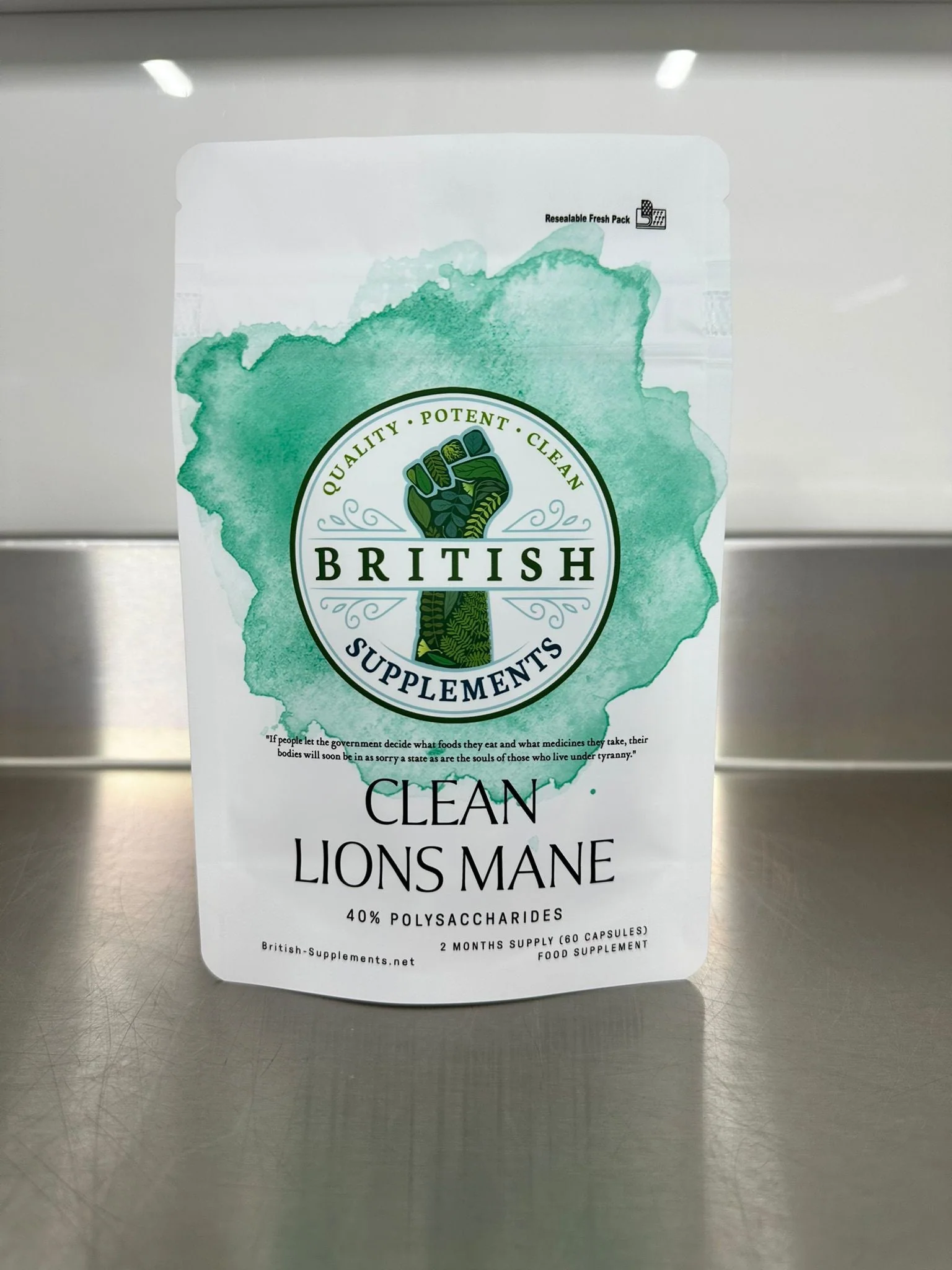Clean Genuine Lions Mane Extract + Uptake Blend - Image 3