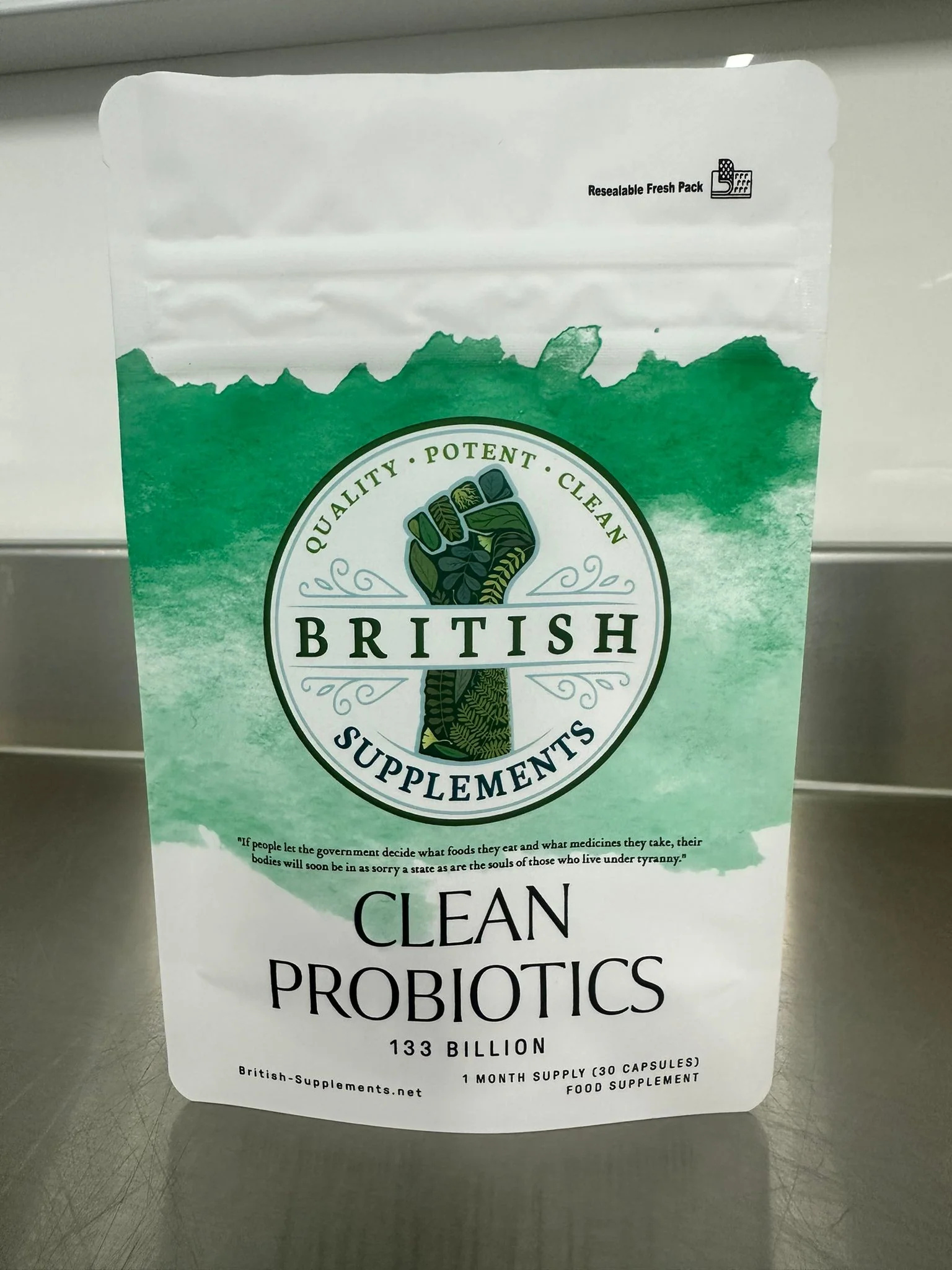 Clean Probiotics 133 Billion