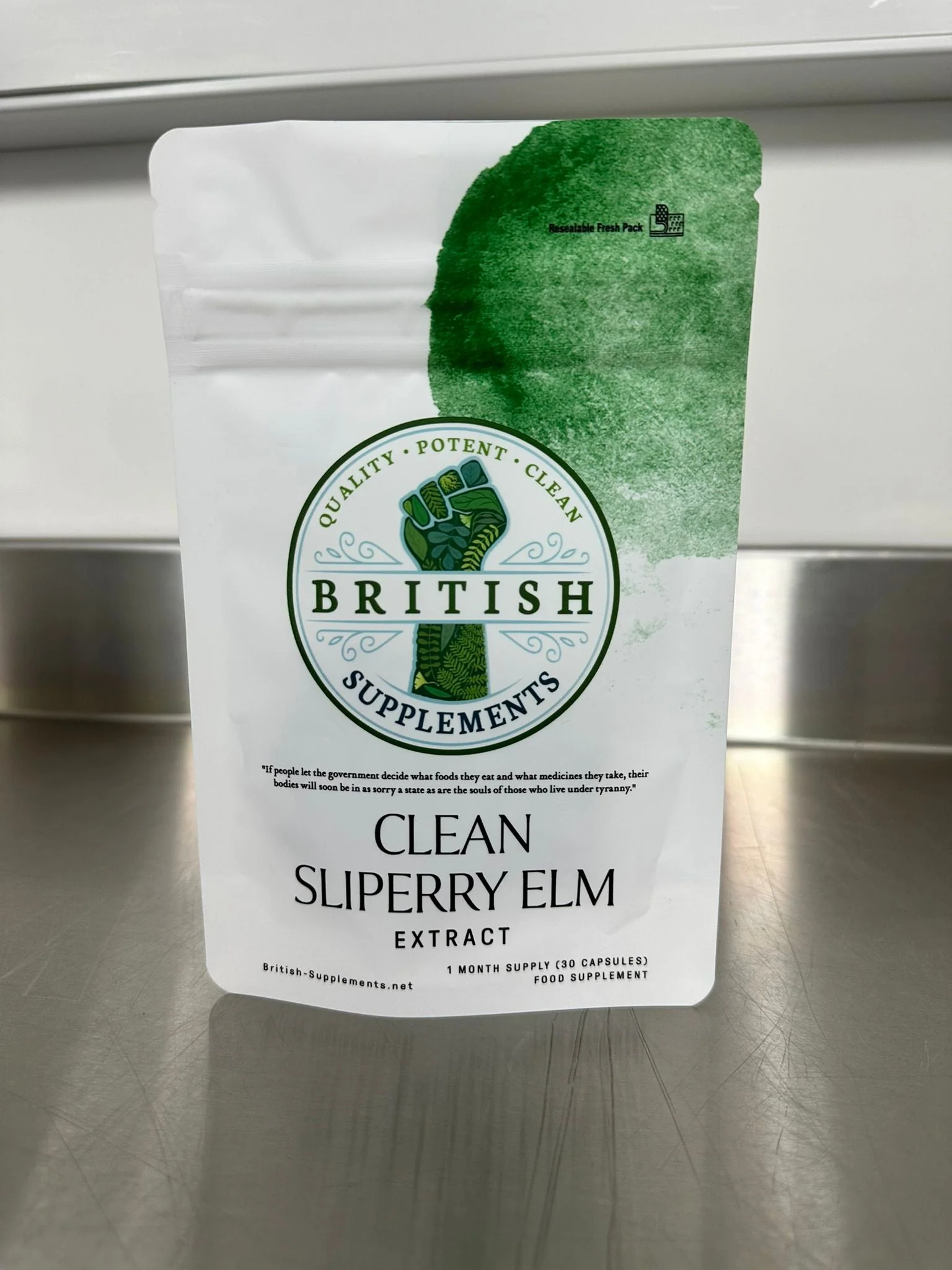 Clean Slippery elm 4,900mg