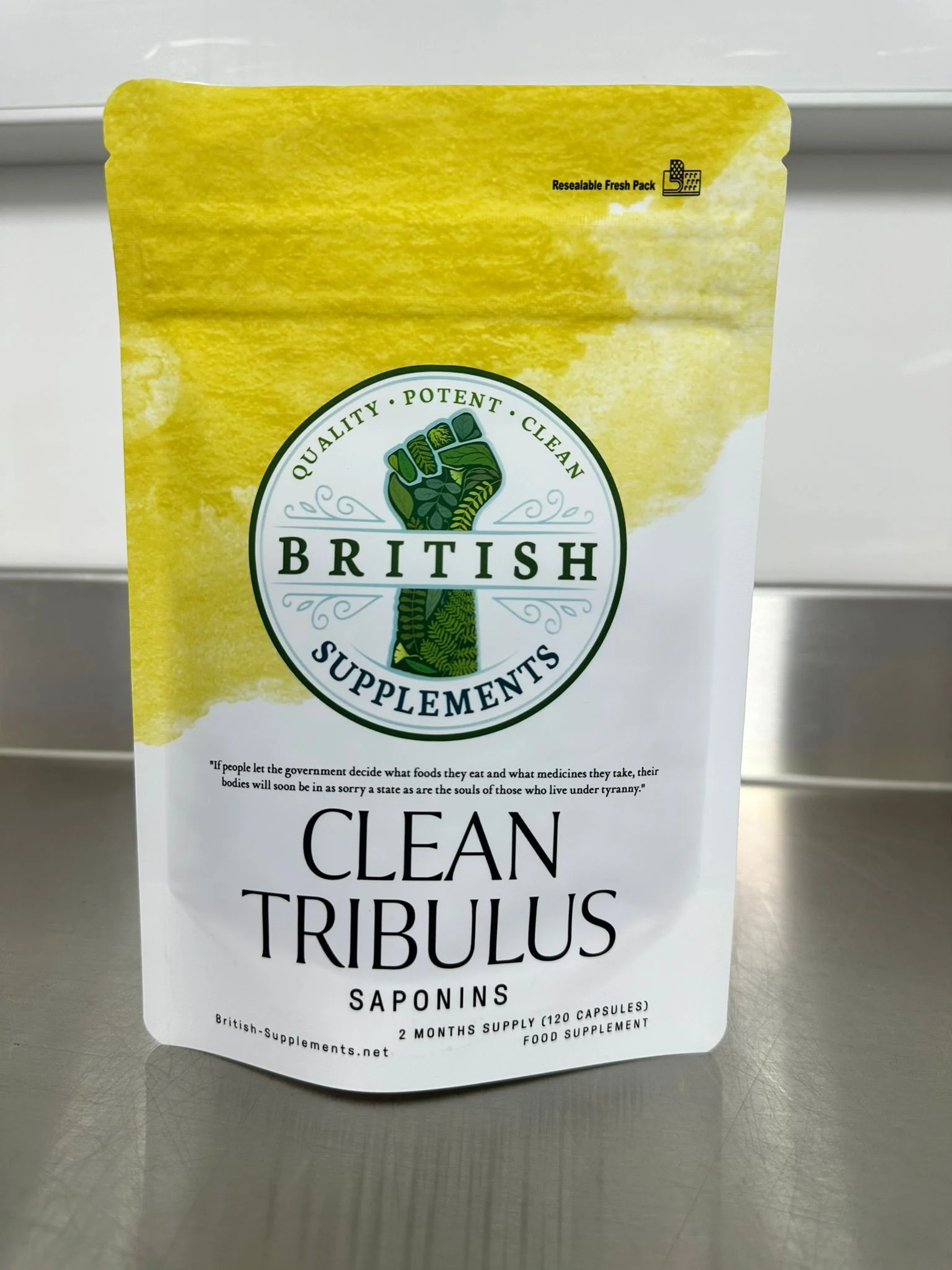 Clean Genuine Tribulus Extract 11,480mg (1,033mg Saponins) - Image 2