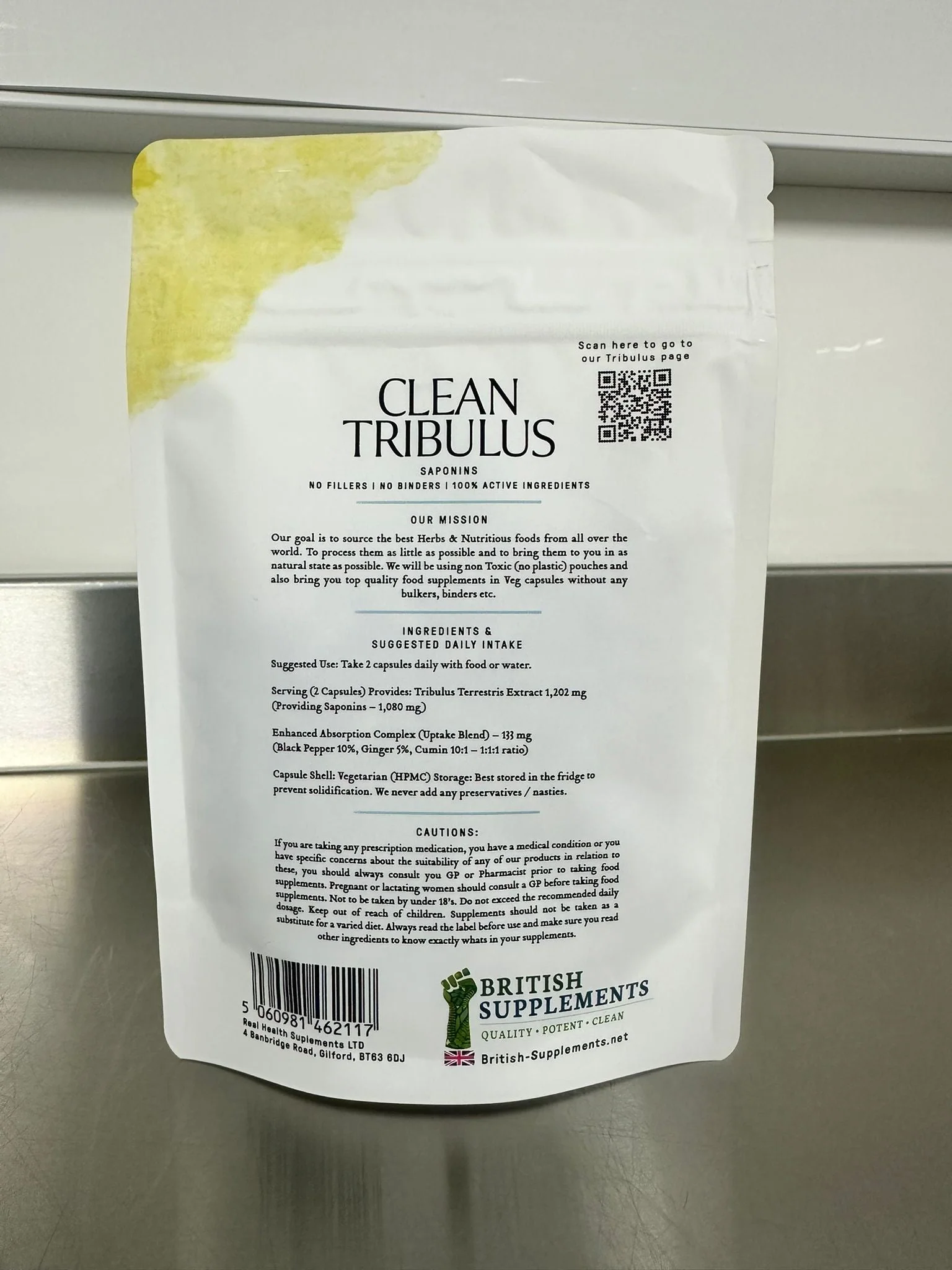Clean Genuine Tribulus Extract 11,480mg (1,033mg Saponins) - Image 4