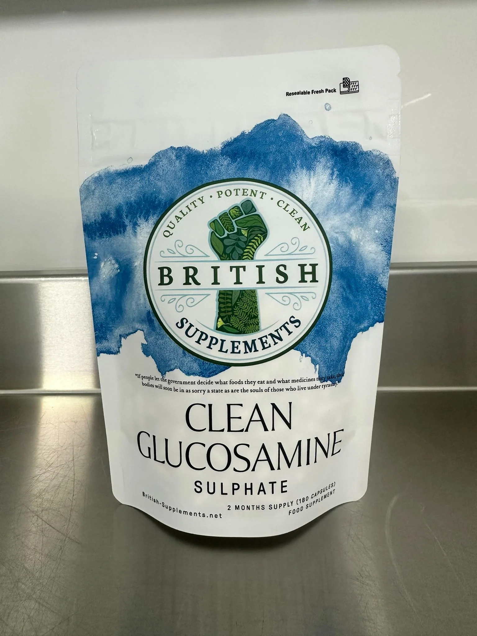 Clean Genuine Vegetarian Glucosamine in Veg Capsules