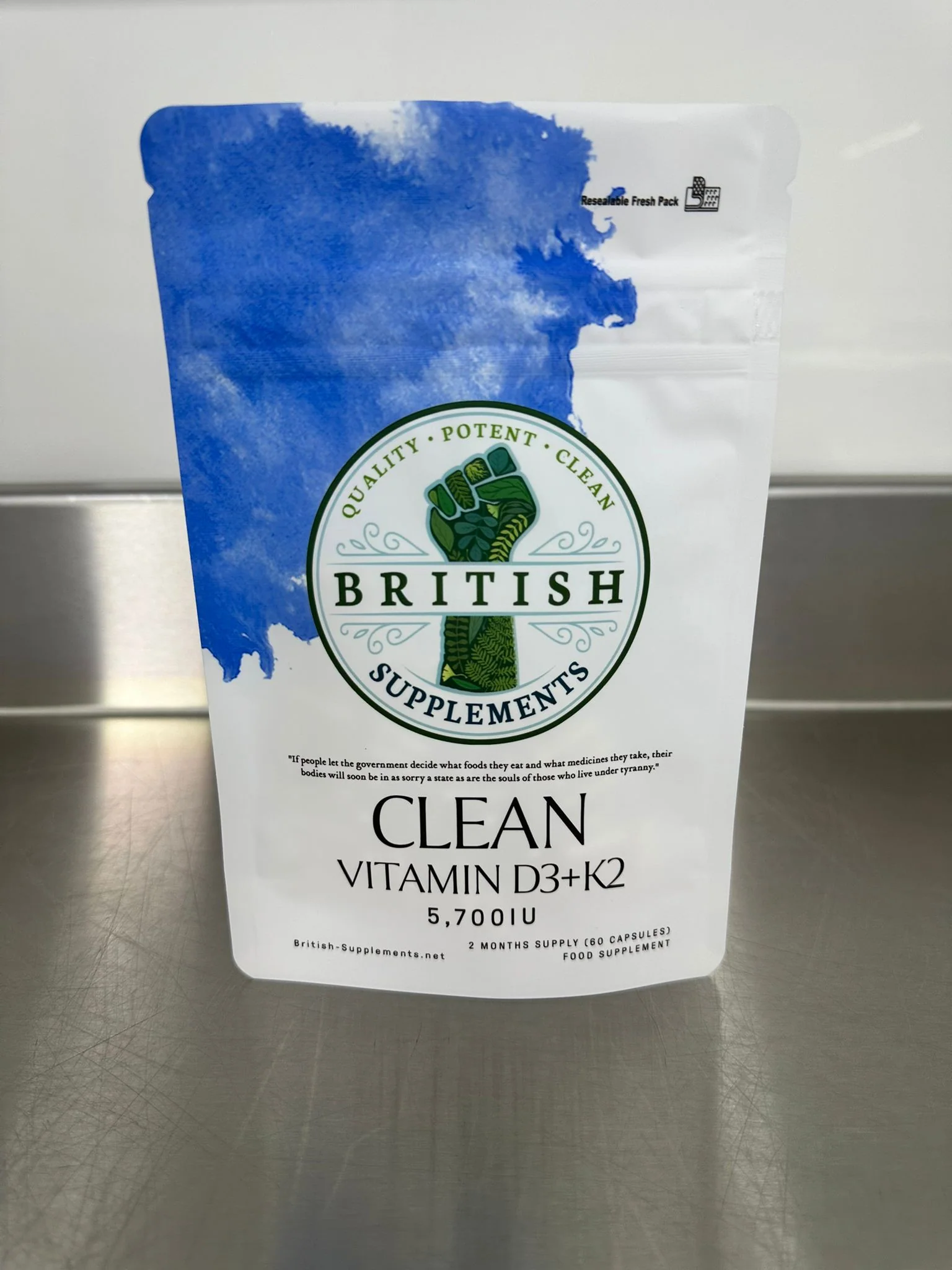 Clean Vitamin D+K (5,700IU) - Image 2